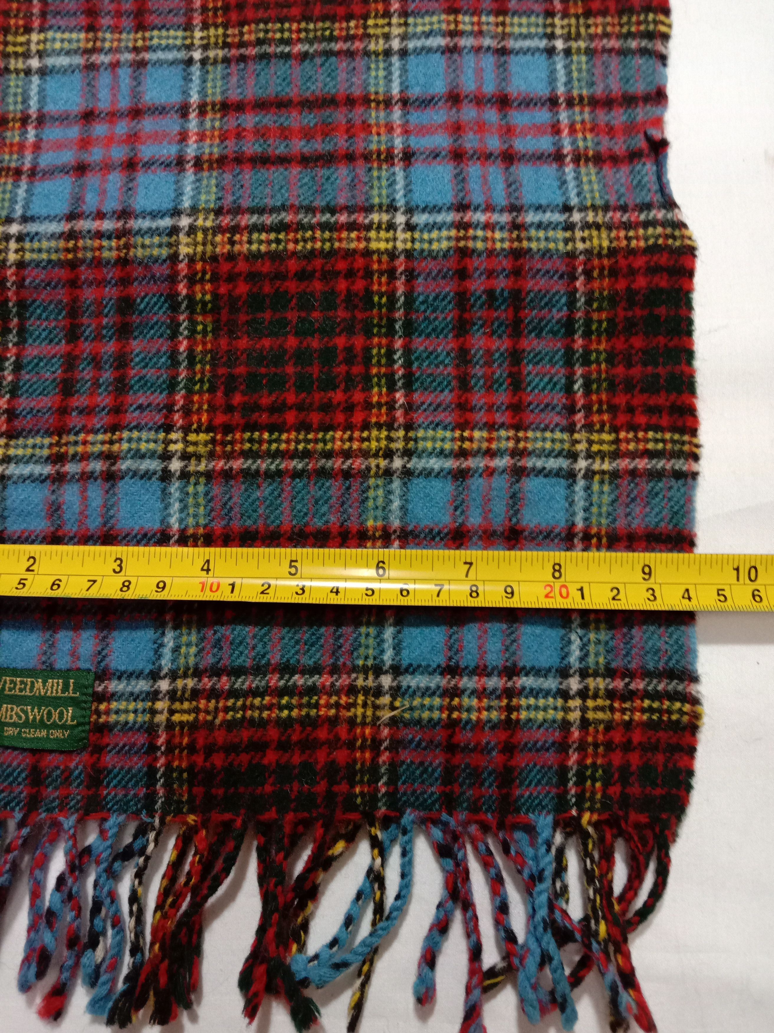 Designer COMBO!! Tweedmill Lambswool British Made Muffler/Scarf Size ONE SIZE - 4 Thumbnail