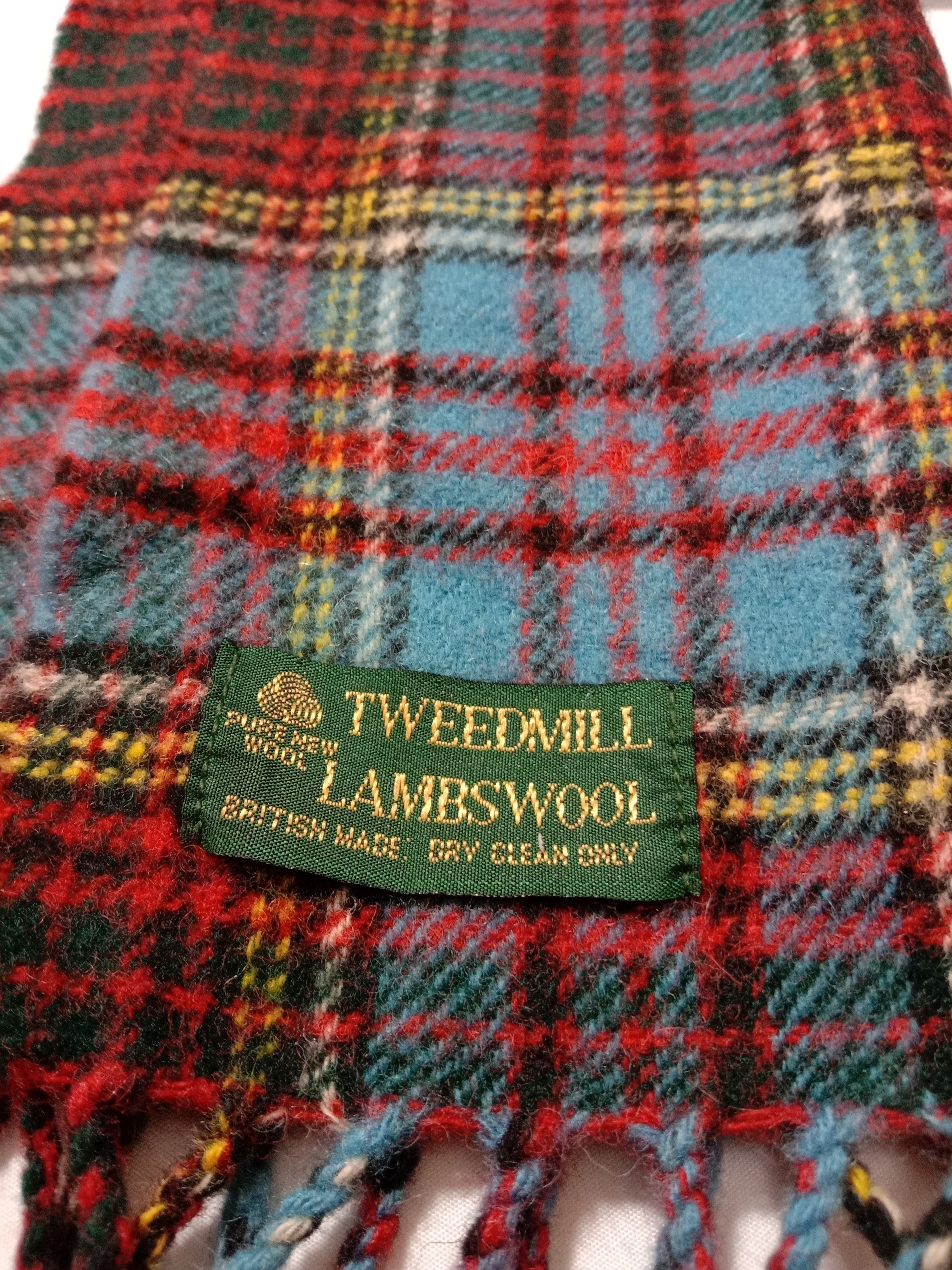 Designer COMBO!! Tweedmill Lambswool British Made Muffler/Scarf Size ONE SIZE - 2 Thumbnail