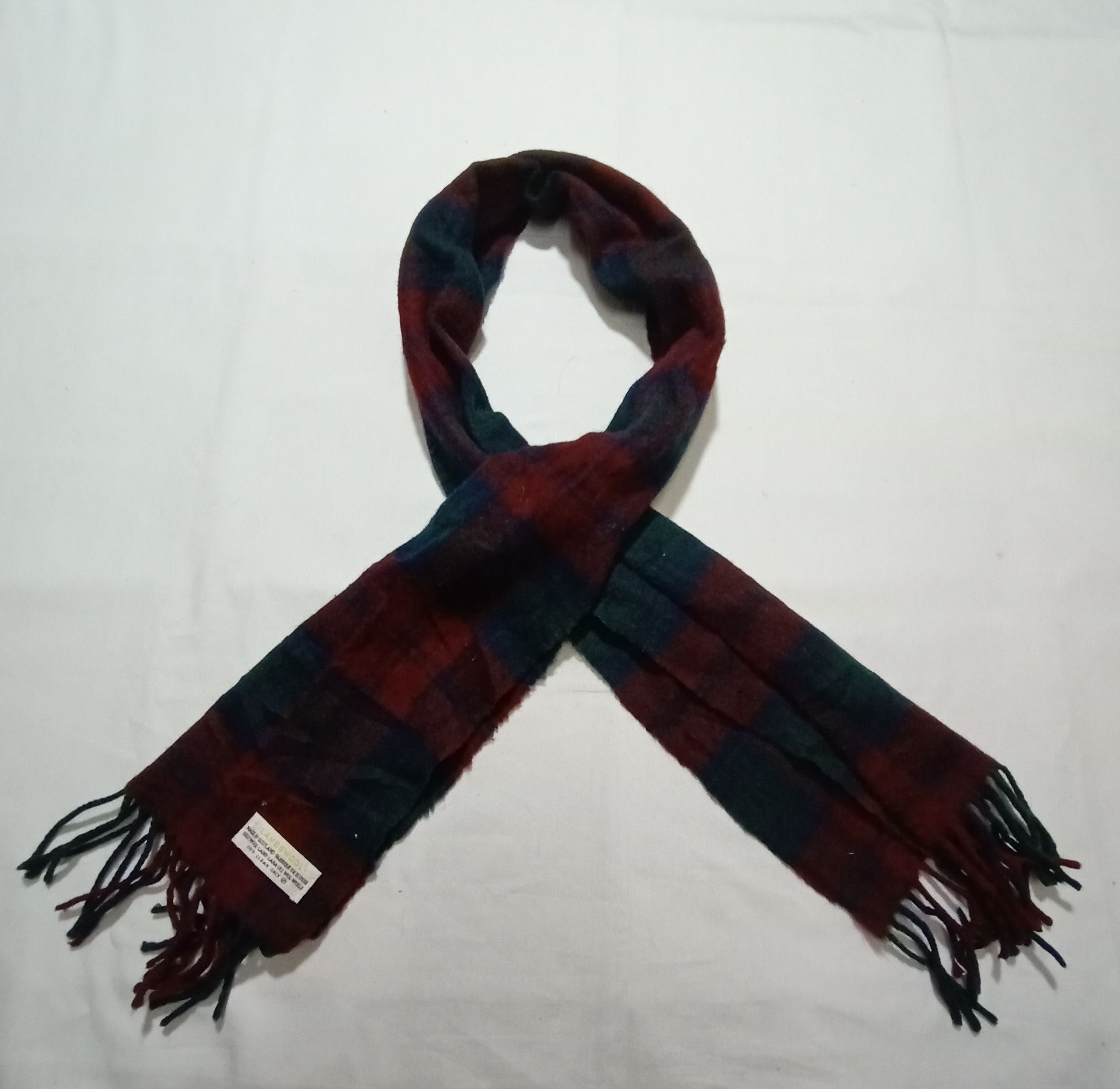 Designer COMBO!! Tweedmill Lambswool British Made Muffler/Scarf Size ONE SIZE - 3 Thumbnail