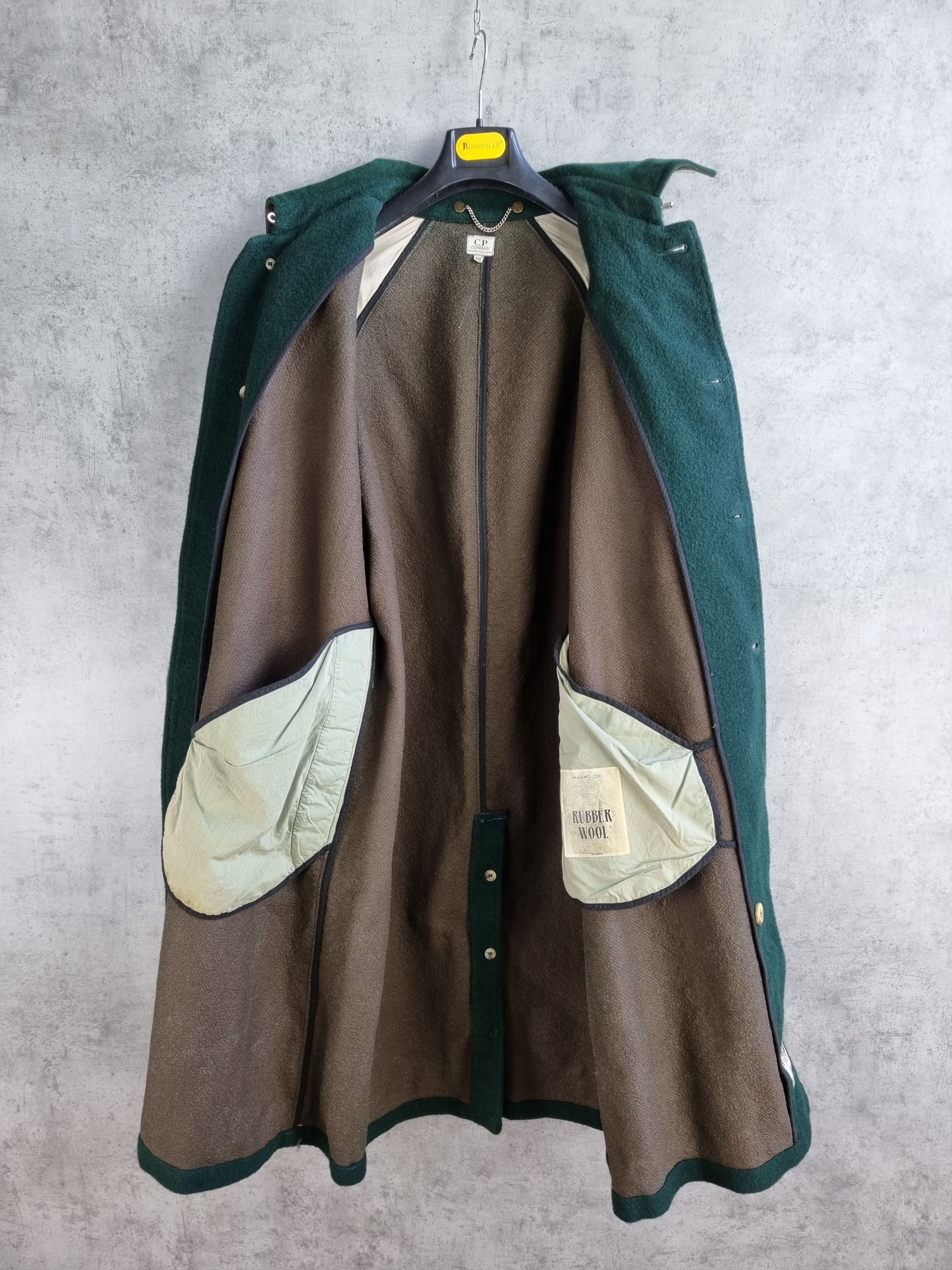 C.P. Company × Massimo Osti 1987 Archival CP Company Vintage Coat Wool Ruber Size US M / EU 48-50 / 2 - 16 Thumbnail