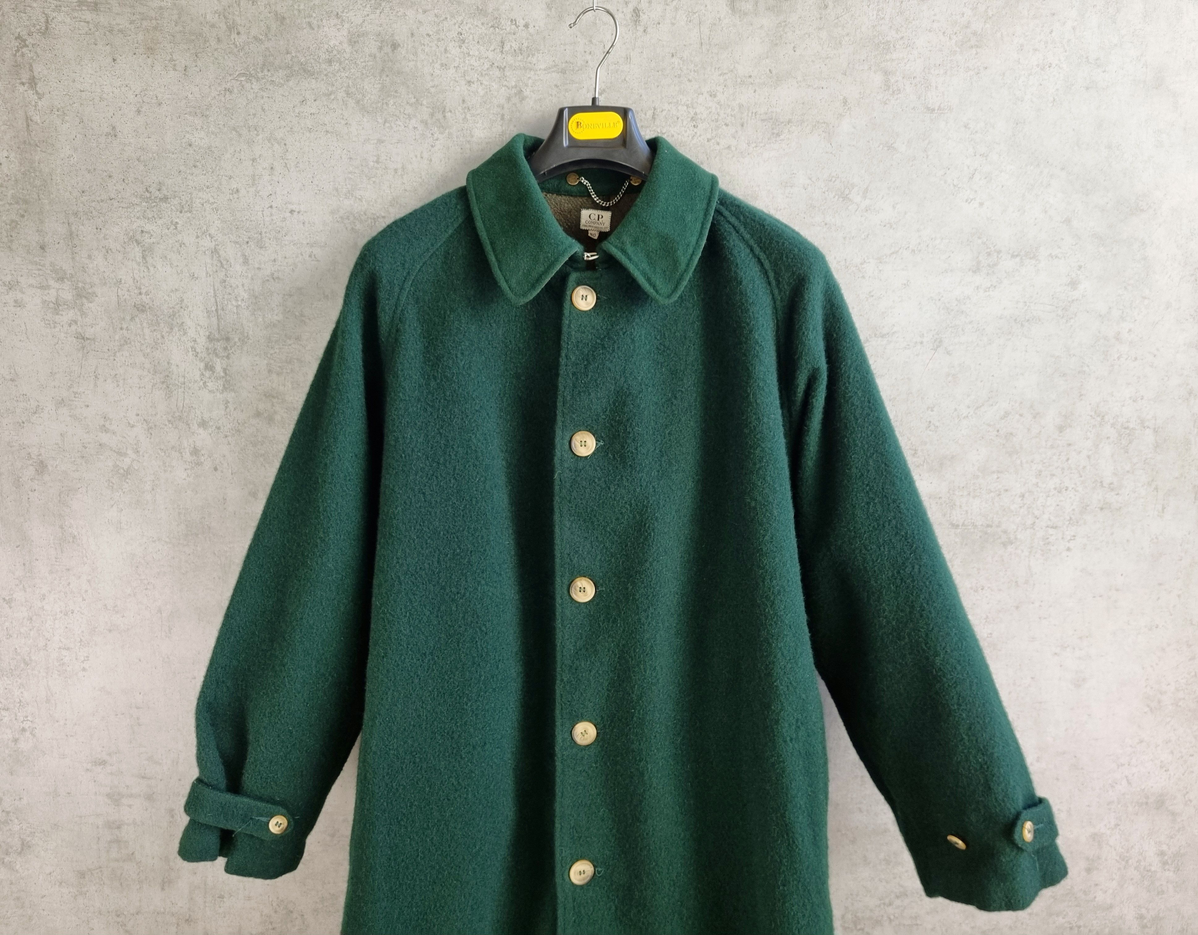 C.P. Company × Massimo Osti 1987 Archival CP Company Vintage Coat Wool Ruber Size US M / EU 48-50 / 2 - 3 Thumbnail