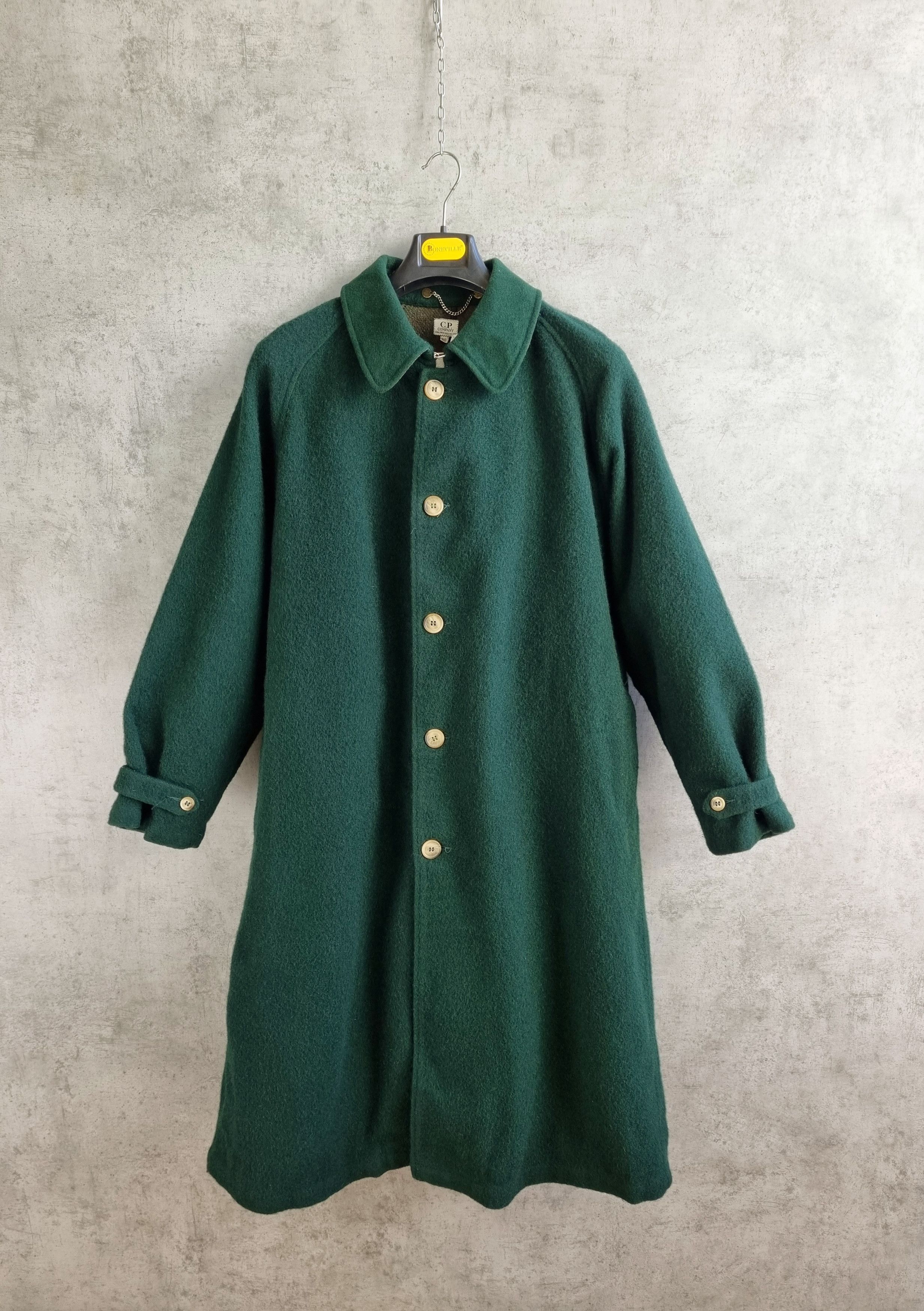 C.P. Company × Massimo Osti 1987 Archival CP Company Vintage Coat Wool Ruber Size US M / EU 48-50 / 2 - 2 Thumbnail