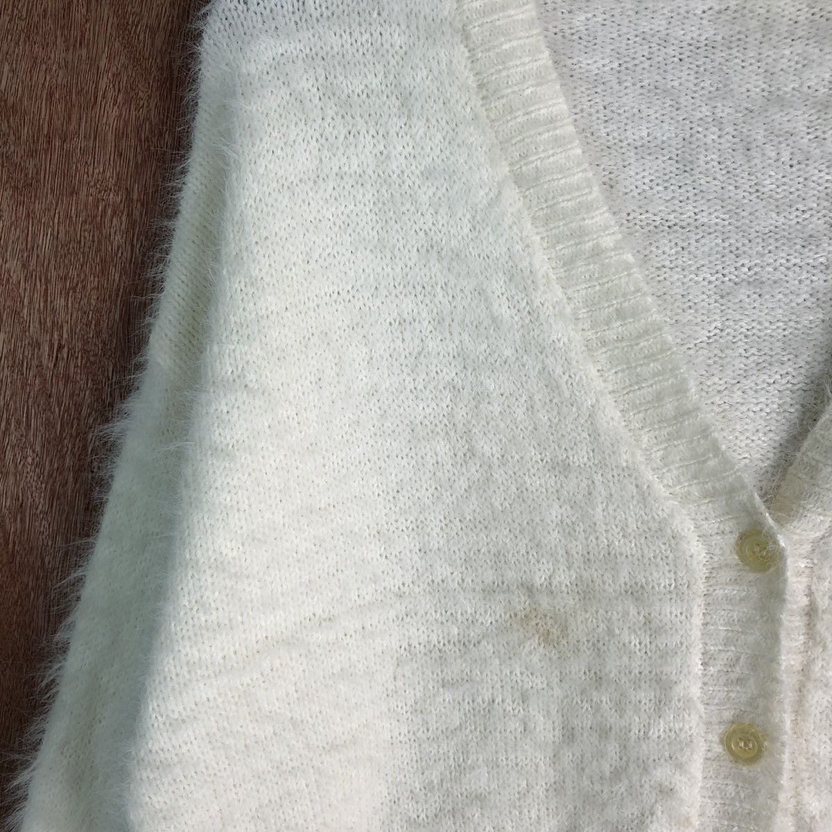 Homespun Knitwear Ehka Shop plain Shag Shaggy Fur Mohair Knitwear #6516 Size M / US 6-8 / IT 42-44 - 6 Thumbnail