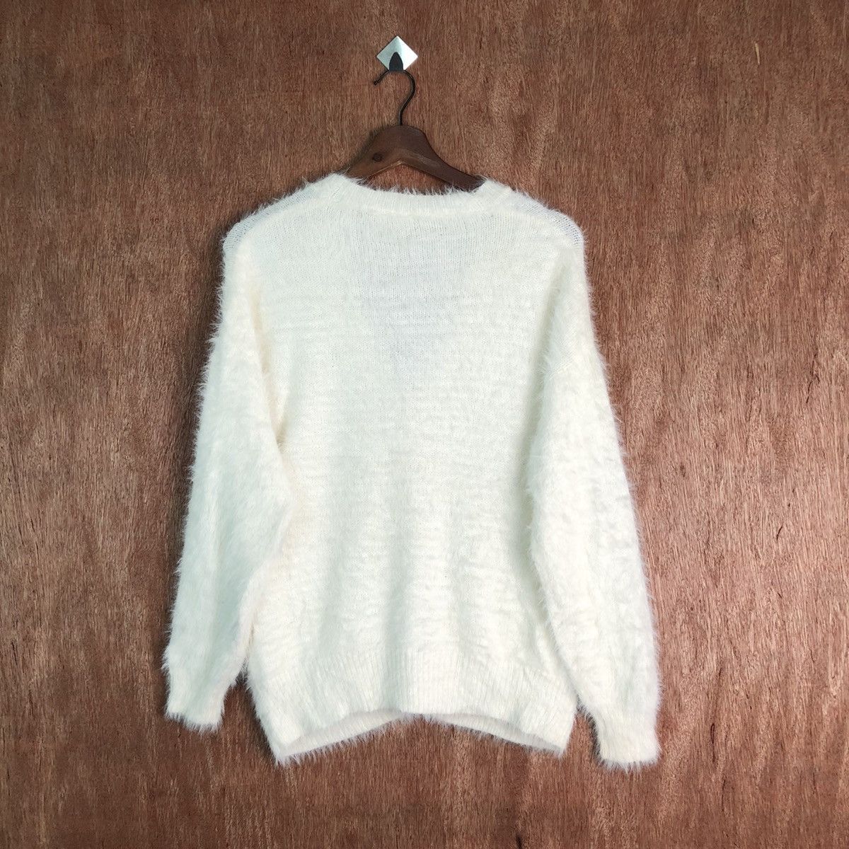 Homespun Knitwear Ehka Shop plain Shag Shaggy Fur Mohair Knitwear #6516 Size M / US 6-8 / IT 42-44 - 8 Thumbnail