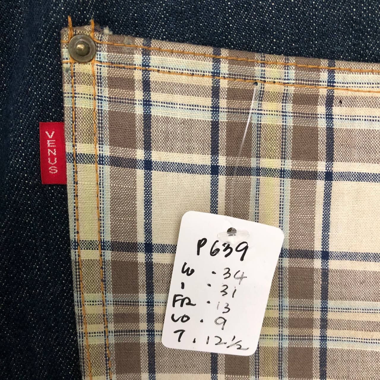 Venus P639 MADE ON JAPAN ROCKET SADDLES & CO X VENUS DENIM Size US 34 / EU 50 - 10 Thumbnail