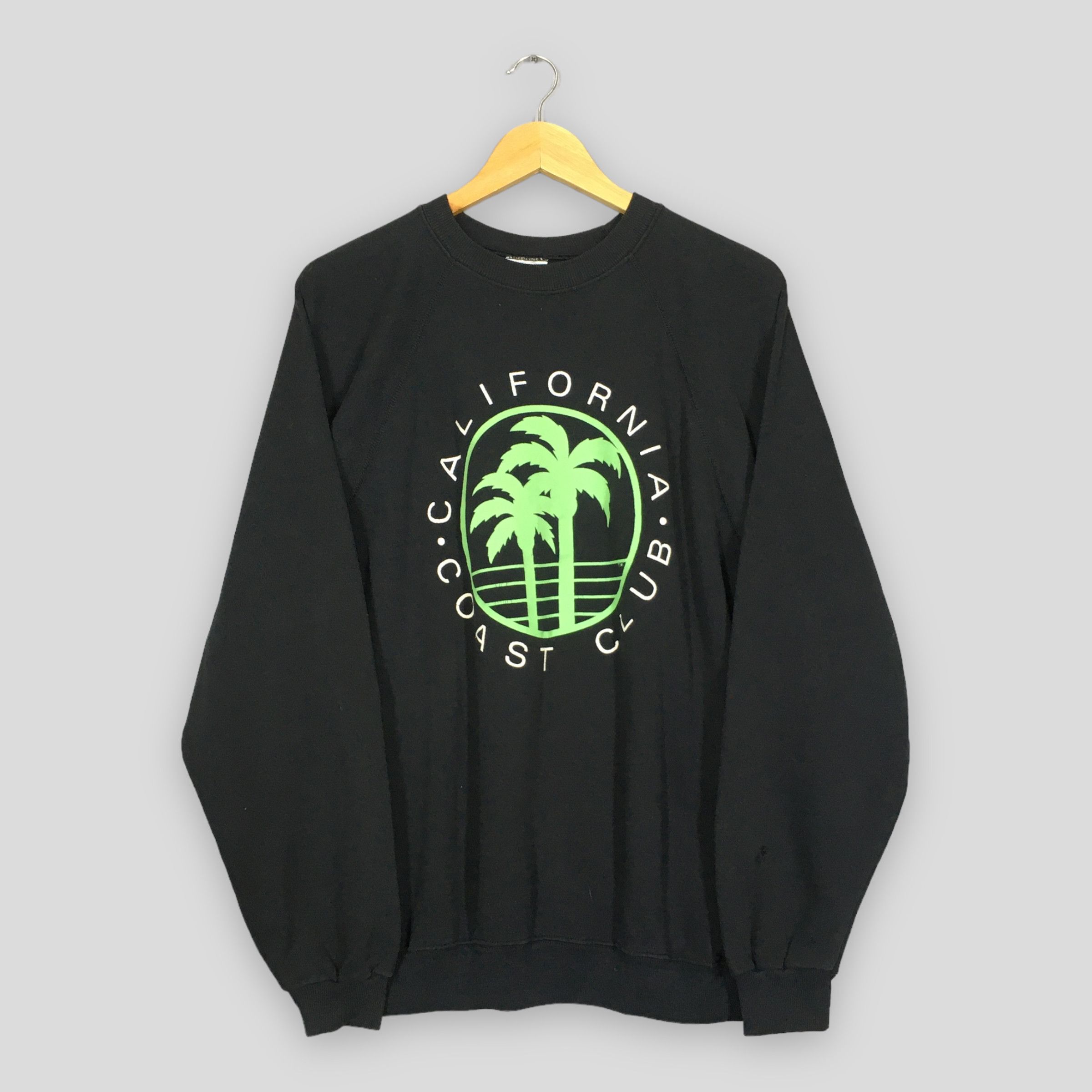 Hanes × Vintage Vintage California Coast Club Black Sweatshirt Size XL Size US XL / EU 56 / 4 - 1 Thumbnail