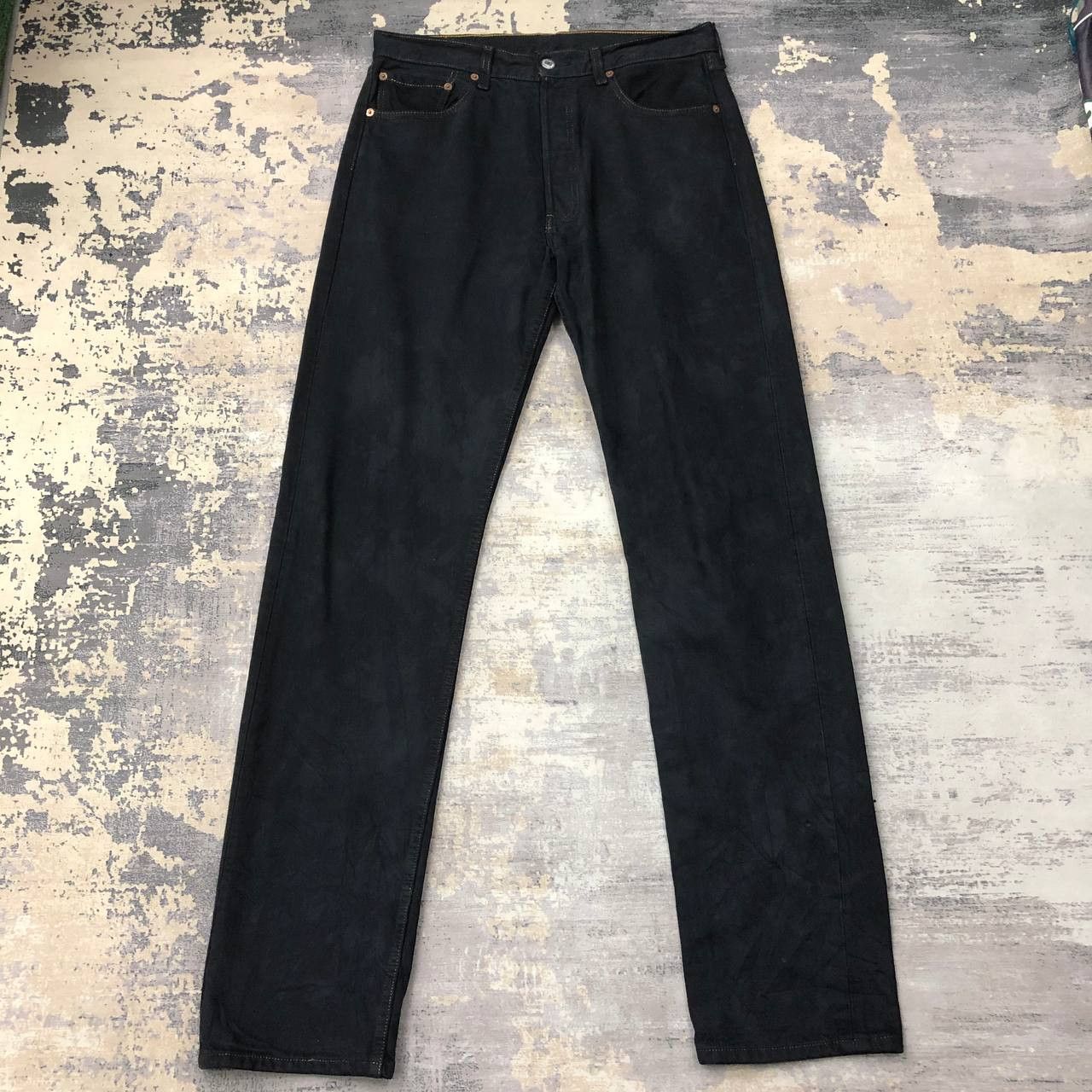 Levi's P638 VTG LEVI'S 501 ALL BLACK DENIM Size US 32 / EU 48 - 1 Thumbnail