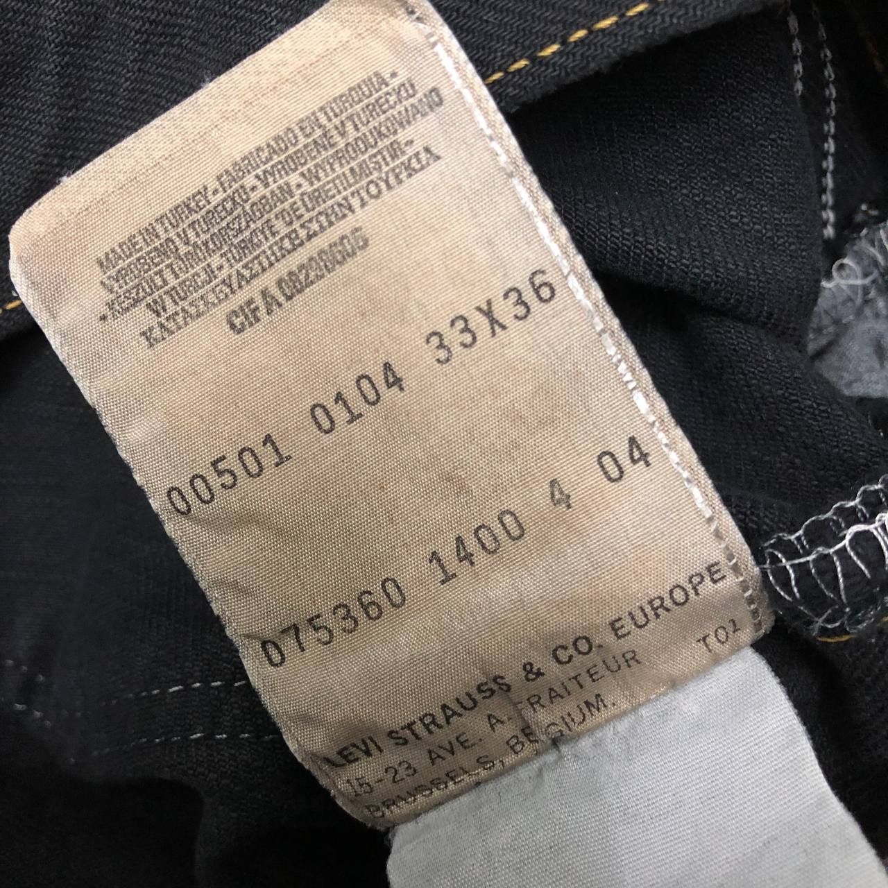Levi's P638 VTG LEVI'S 501 ALL BLACK DENIM Size US 32 / EU 48 - 10 Thumbnail