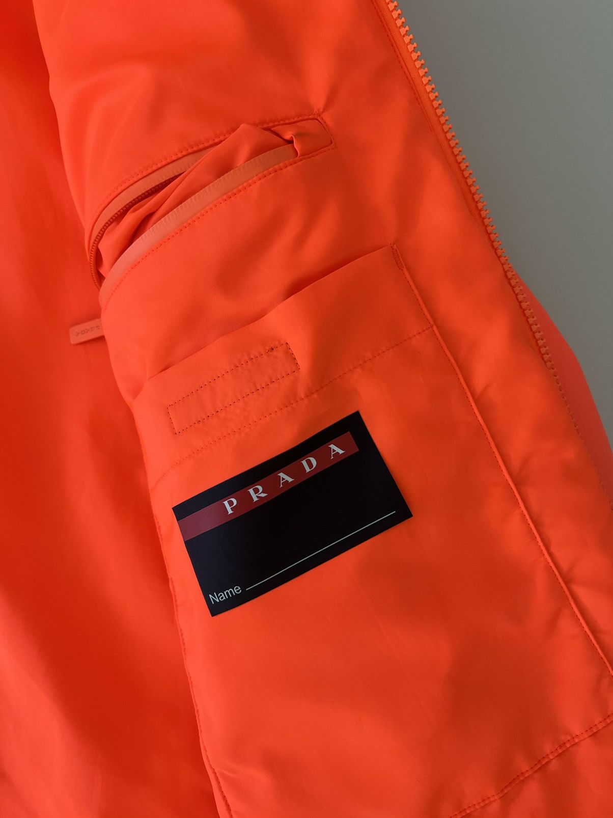 Prada Prada Linea Rossa AW18 Tech Logo Padded Jacket Size US S / EU 44-46 / 1 - 9 Thumbnail