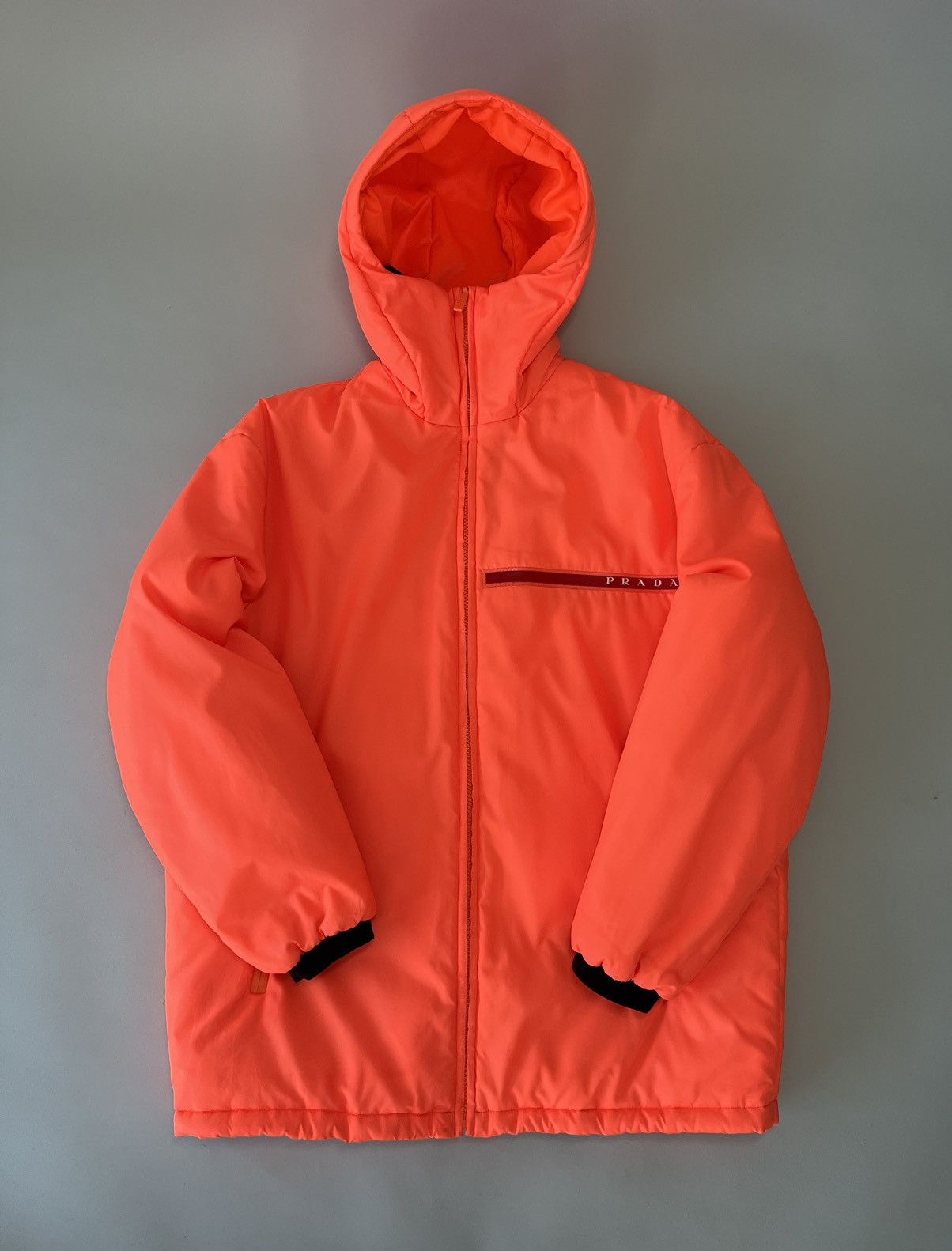 Prada Prada Linea Rossa AW18 Tech Logo Padded Jacket Size US S / EU 44-46 / 1 - 3 Thumbnail