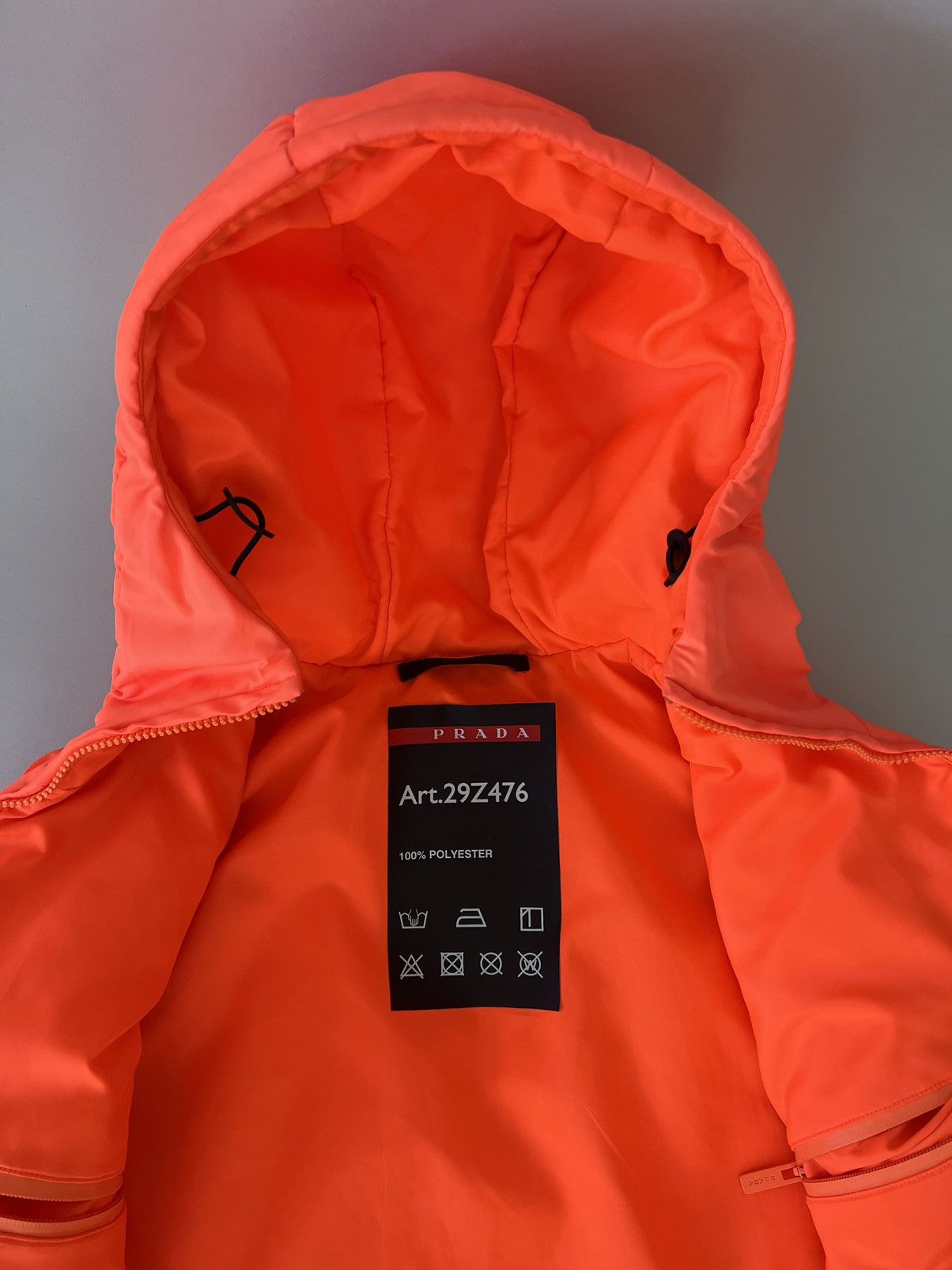 Prada Prada Linea Rossa AW18 Tech Logo Padded Jacket Size US S / EU 44-46 / 1 - 7 Thumbnail