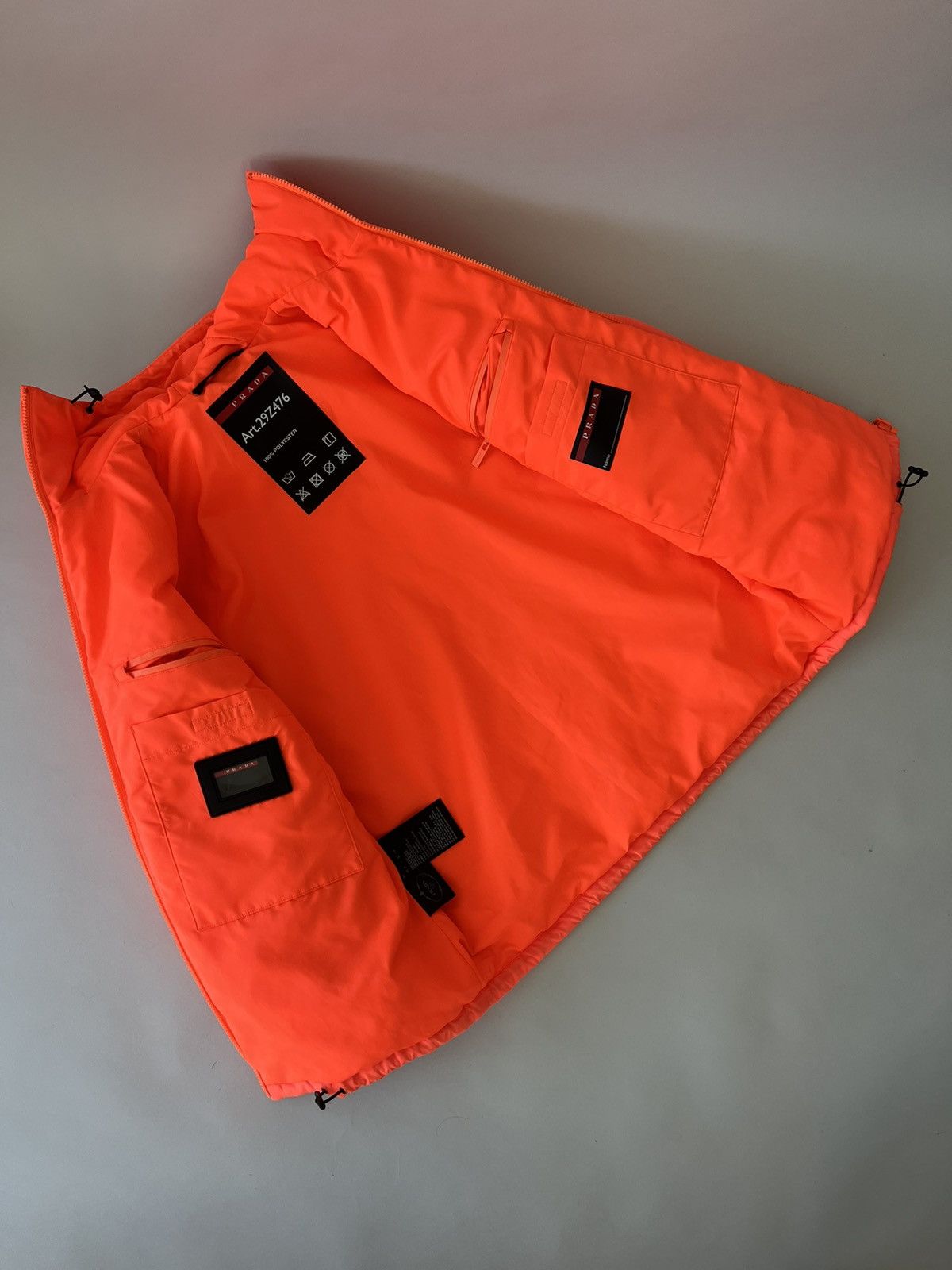 Prada Prada Linea Rossa AW18 Tech Logo Padded Jacket Size US S / EU 44-46 / 1 - 5 Thumbnail