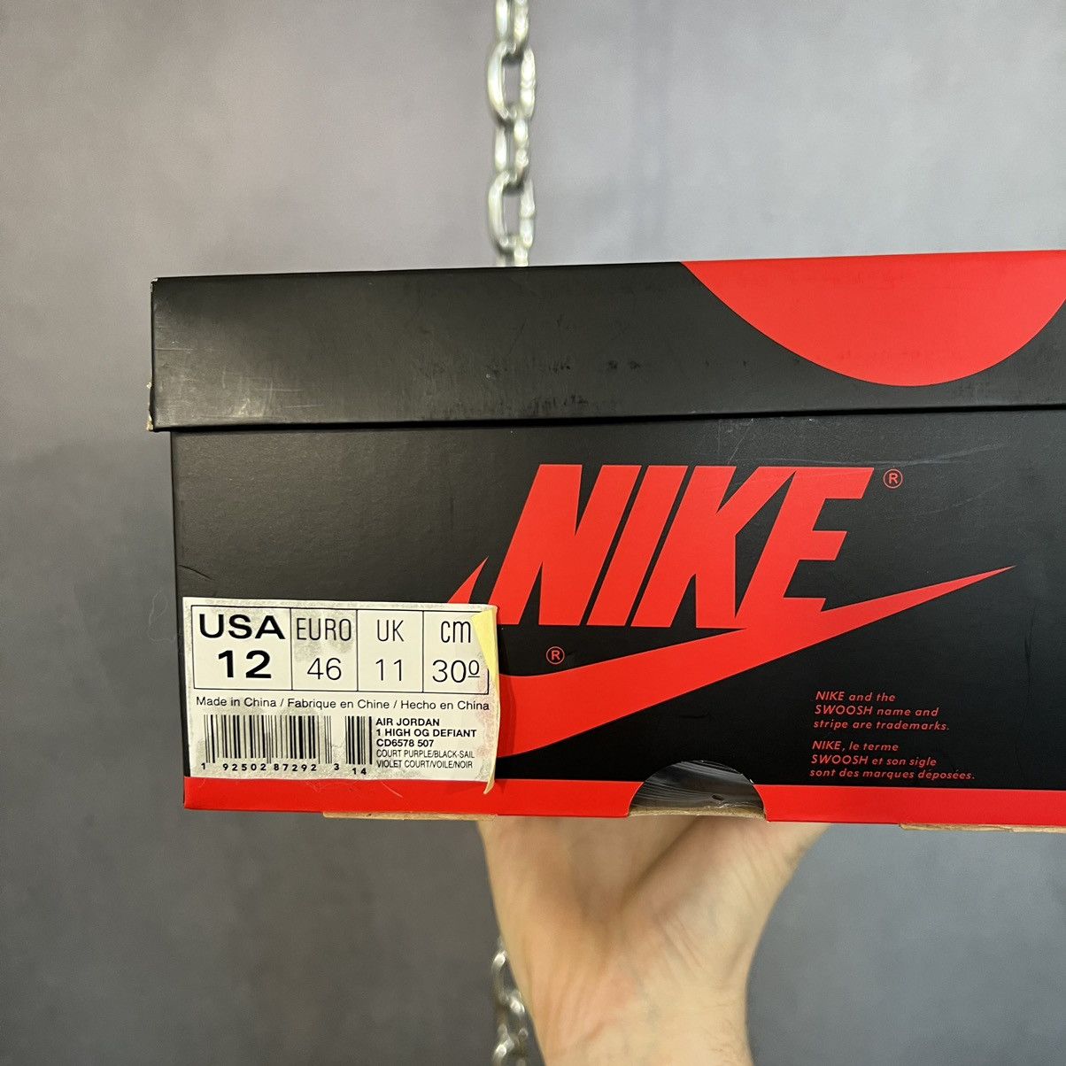 Jordan Brand × Nike Jordan 1 high defiant LA to Chicago Nike SVB Size 12 Size US 12 / EU 45 - 7 Thumbnail