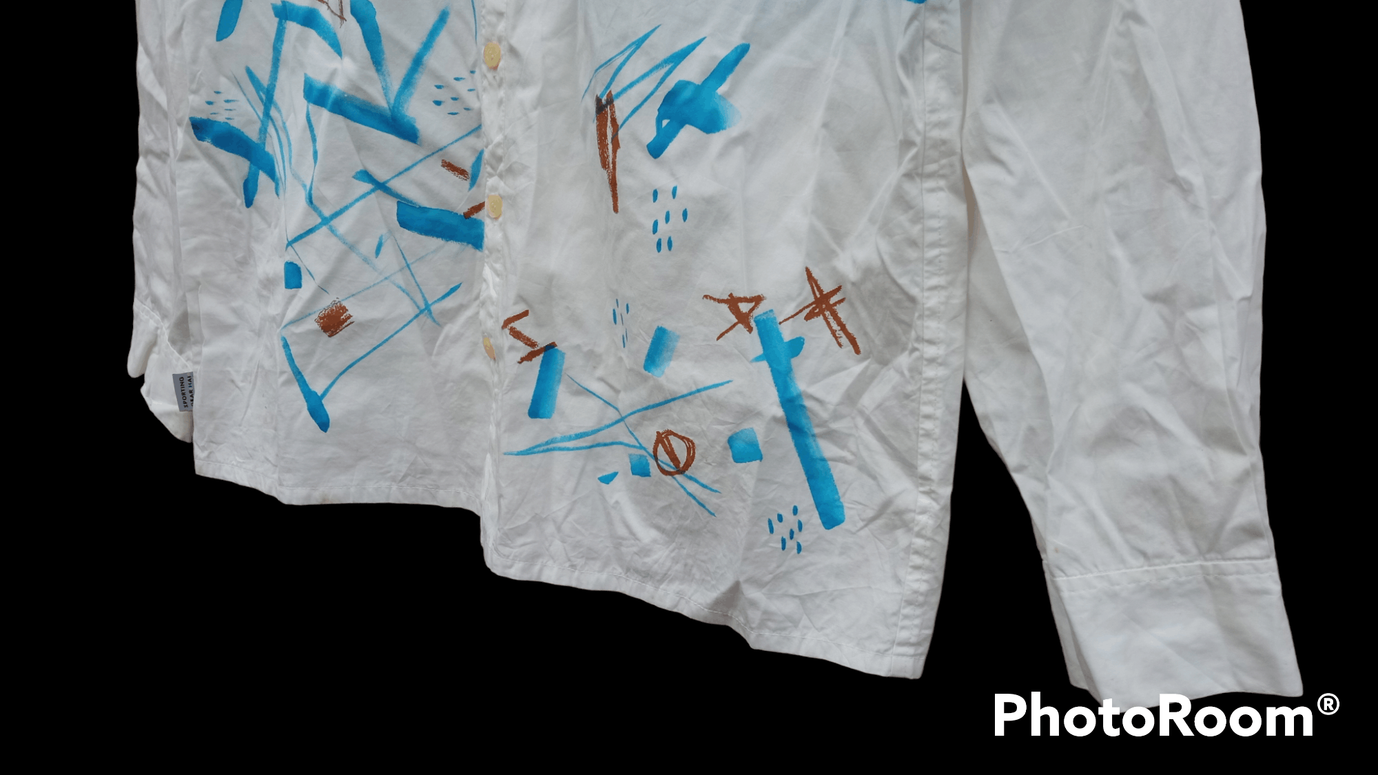 Hai Sporting Gear × Issey Miyake × Vintage 🔥🔥Hai Sporting Gear Issey Miyaki Artwork LS Shirt Size US M / EU 48-50 / 2 - 10 Thumbnail