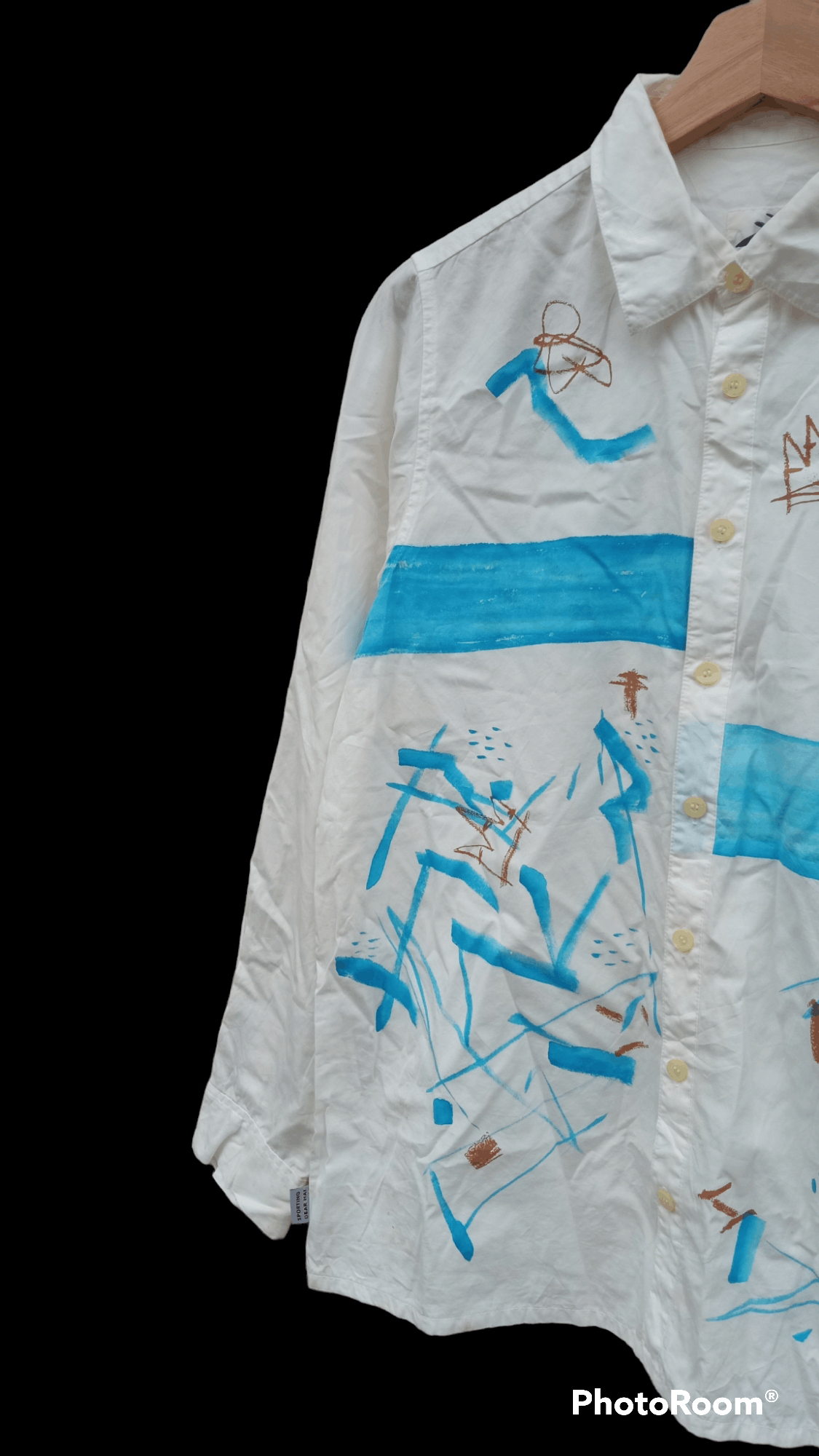 Hai Sporting Gear × Issey Miyake × Vintage 🔥🔥Hai Sporting Gear Issey Miyaki Artwork LS Shirt Size US M / EU 48-50 / 2 - 15 Thumbnail