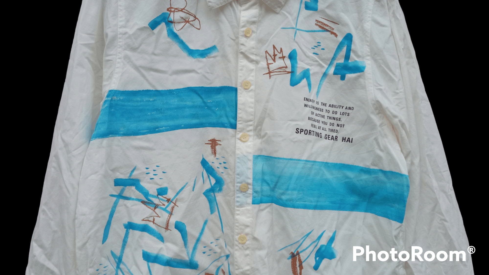 Hai Sporting Gear × Issey Miyake × Vintage 🔥🔥Hai Sporting Gear Issey Miyaki Artwork LS Shirt Size US M / EU 48-50 / 2 - 12 Thumbnail