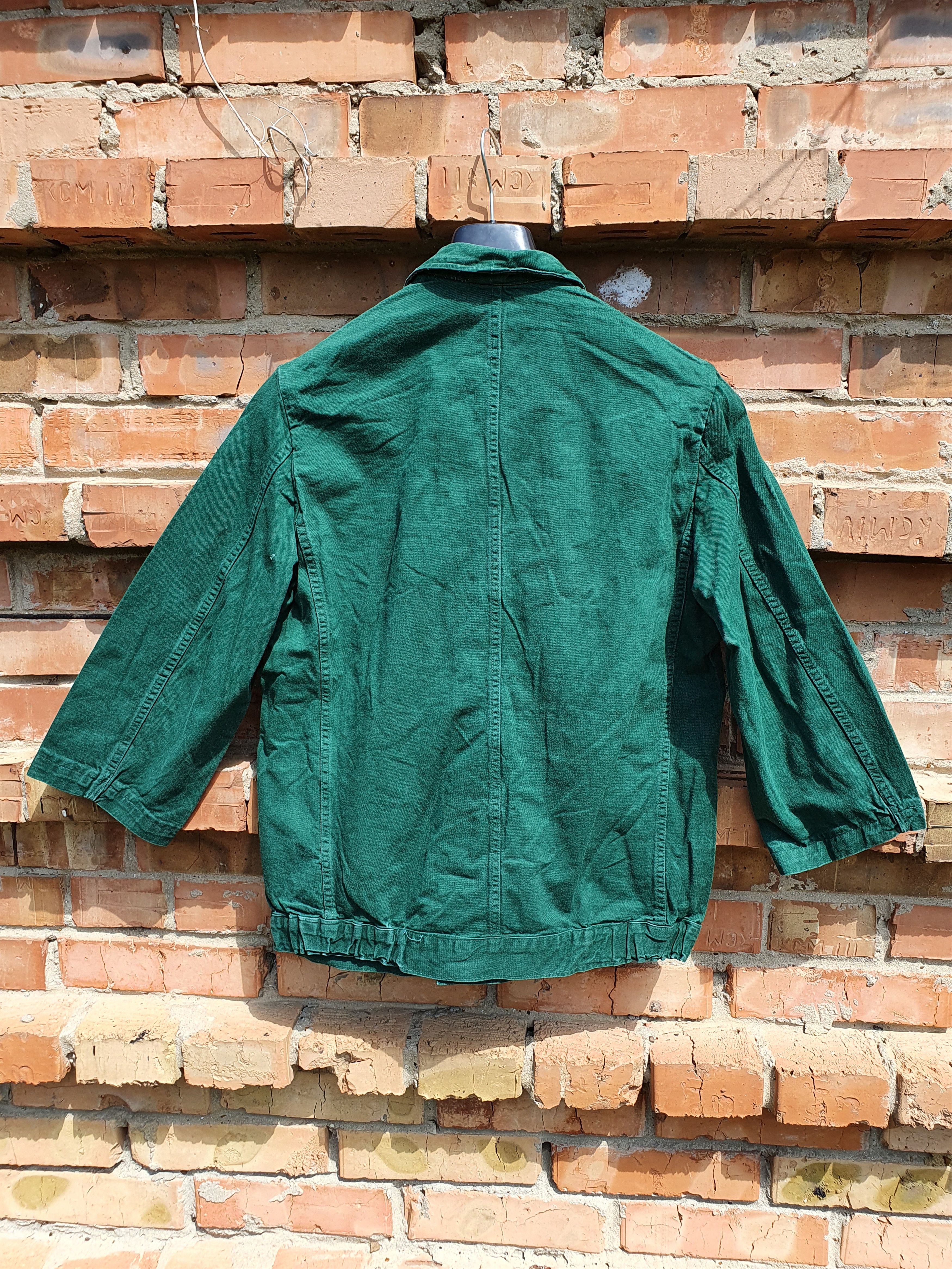 John Deere × Vintage Rare 60s Vintage Worker Collared Light jacket Size US M / EU 48-50 / 2 - 3 Thumbnail