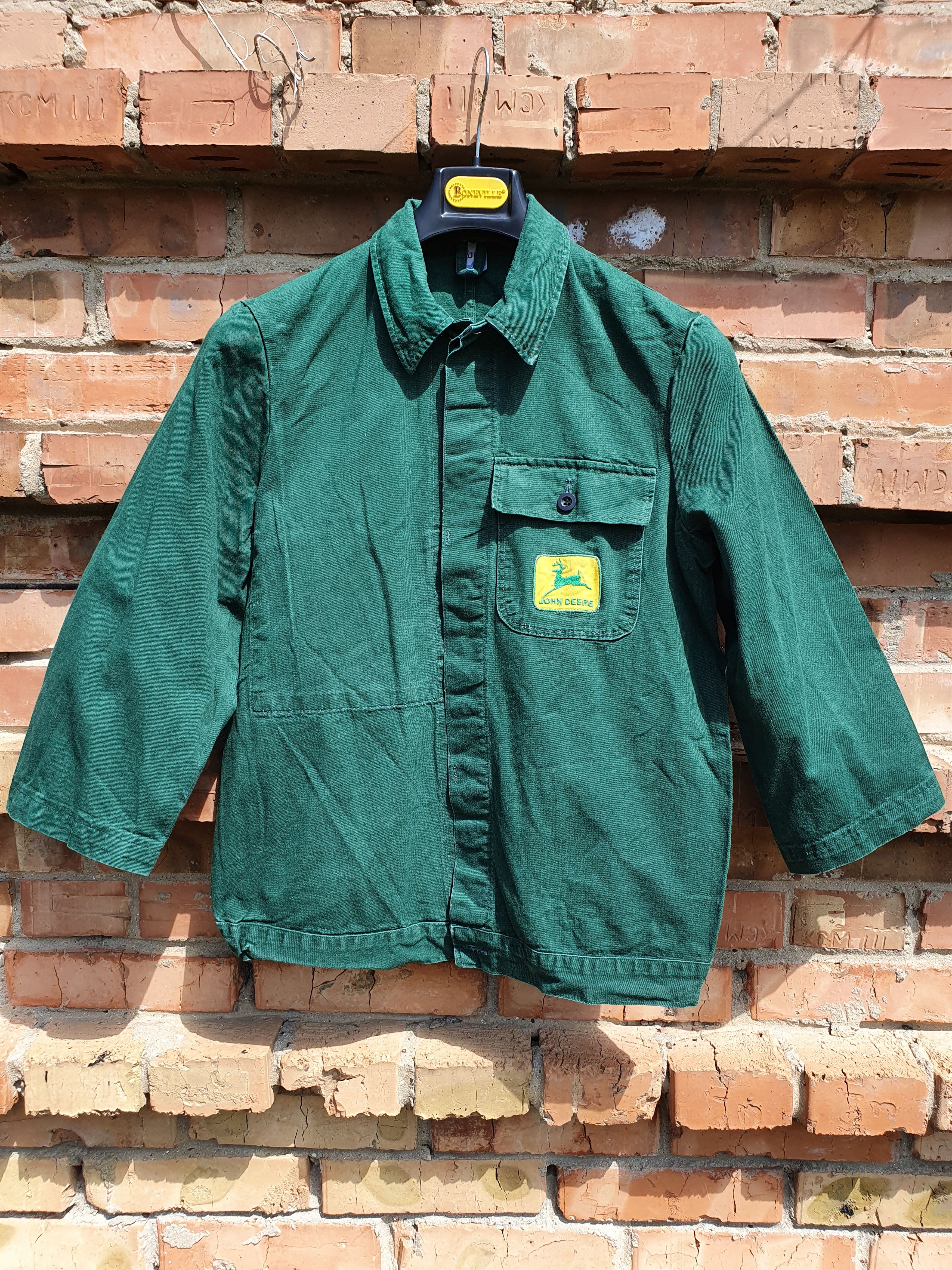 John Deere × Vintage Rare 60s Vintage Worker Collared Light jacket Size US M / EU 48-50 / 2 - 1 Thumbnail