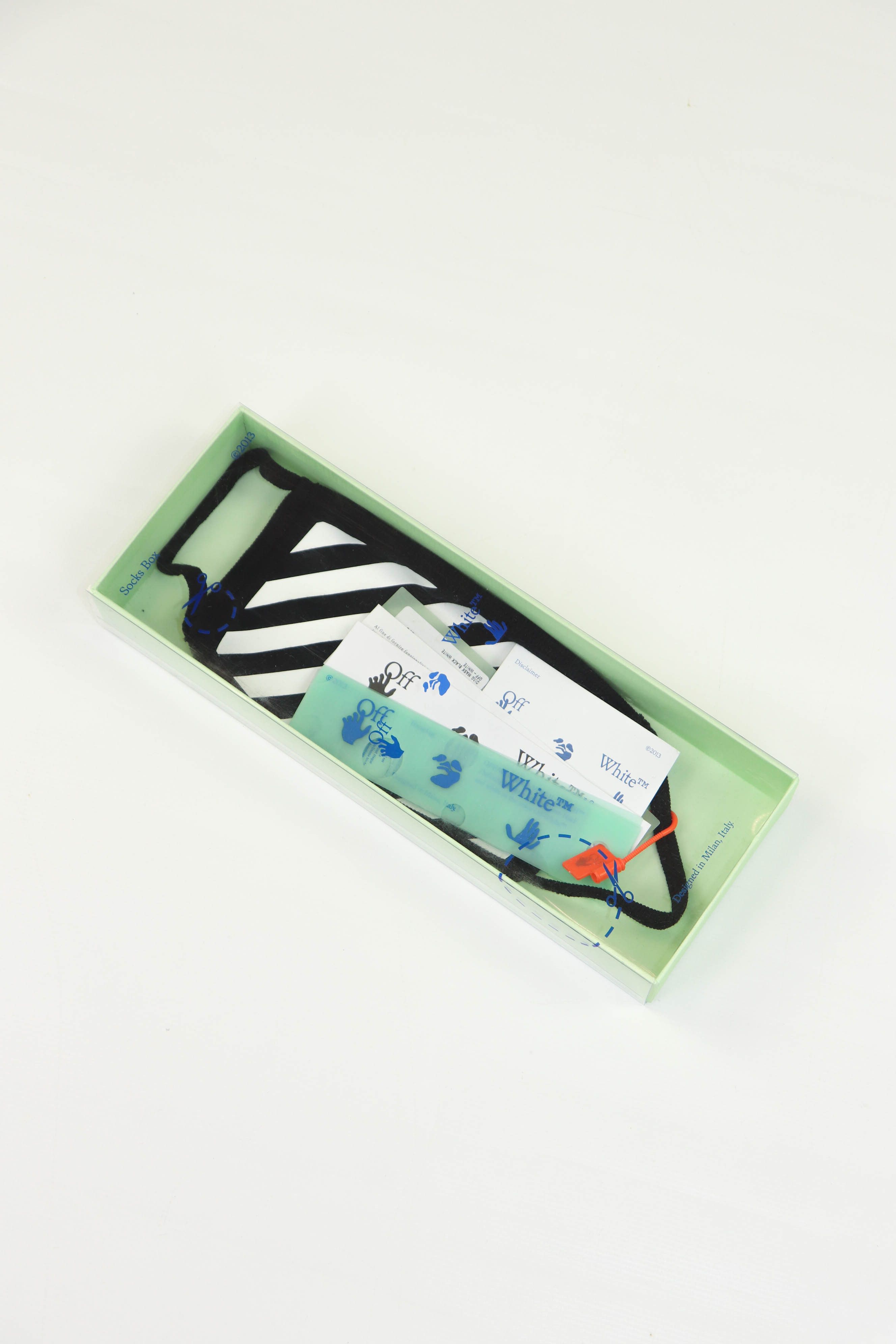 Off-White Off-White Black White Diagonal Logo Face Mask Size ONE SIZE - 3 Thumbnail