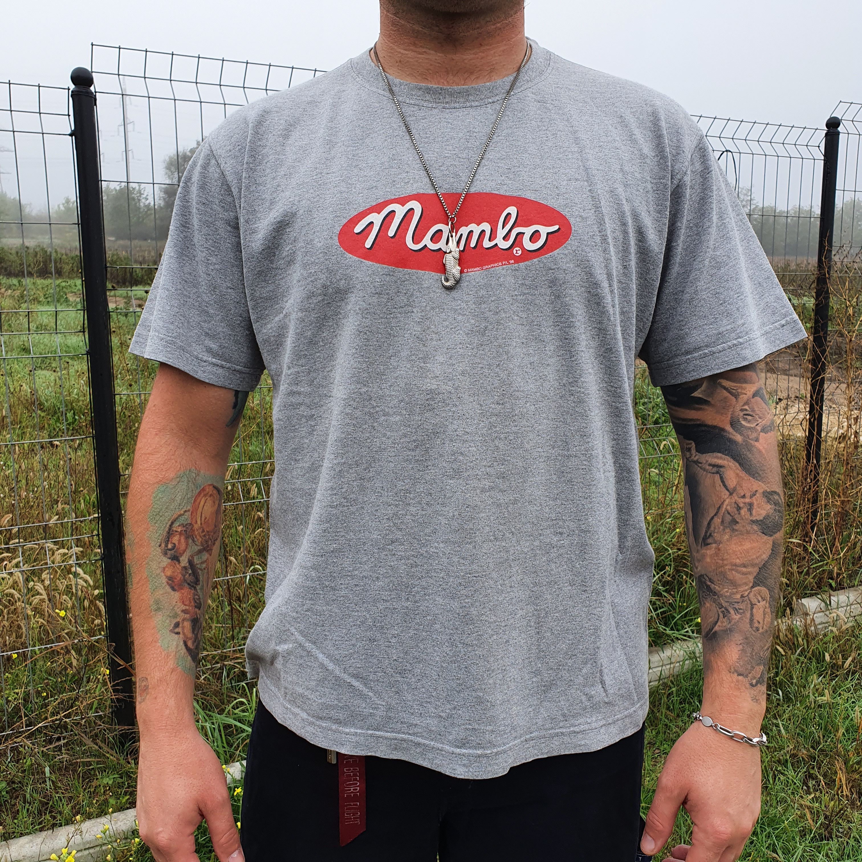 Mambo × Vintage Rare 1996 Vintage Mambo Box Logo Print Tee Shirt Size US M / EU 48-50 / 2 - 13 Thumbnail