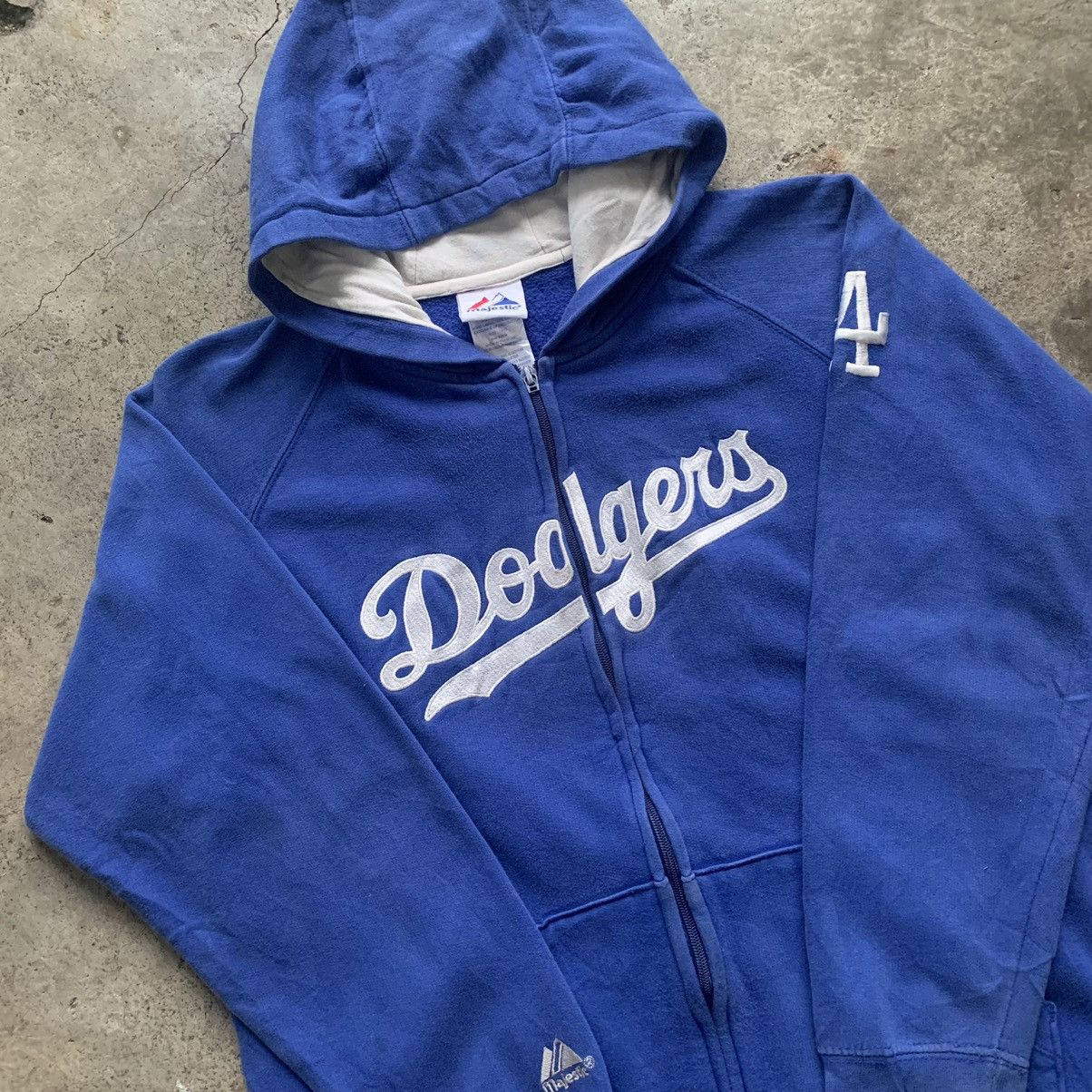 Majestic MLB LA Dodgers hoodie zipper blue jacket Size US S / EU 44-46 / 1 - 6 Thumbnail