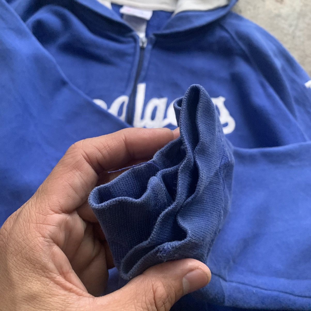 Majestic MLB LA Dodgers hoodie zipper blue jacket Size US S / EU 44-46 / 1 - 12 Thumbnail