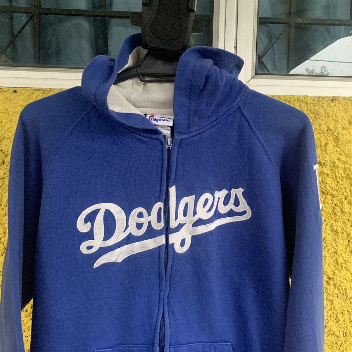 Majestic MLB LA Dodgers hoodie zipper blue jacket Size US S / EU 44-46 / 1 - 2 Thumbnail