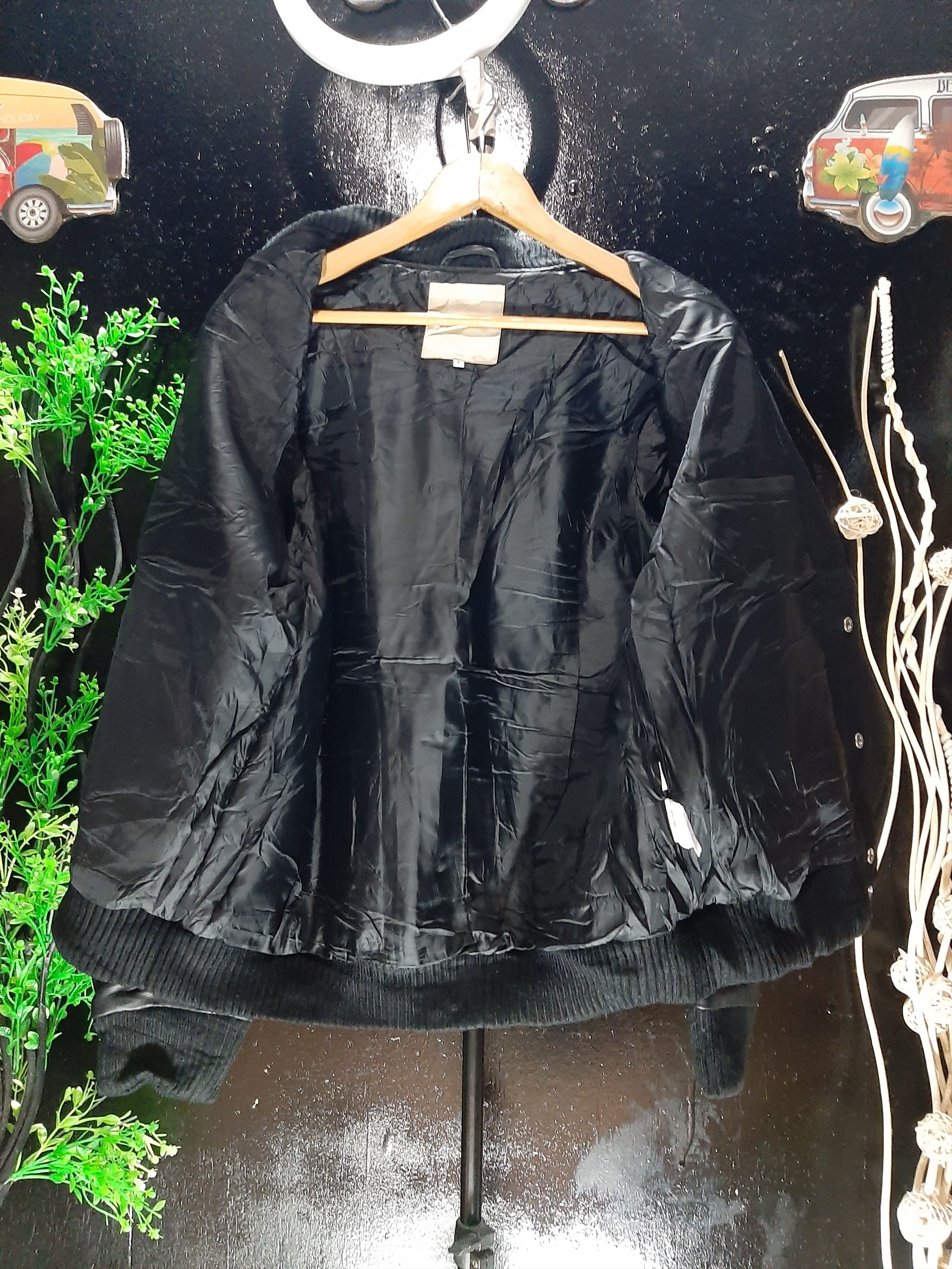 Japanese Brand × Vintage FREAK'S STORE THERMOLITE VARSITY JACKET SHEEP LEATHER SLEEVE Size US L / EU 52-54 / 3 - 5 Thumbnail