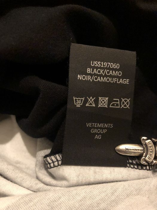 Vetements Vetements Russian Patchwork Metal Skull Logo Tee | Grailed