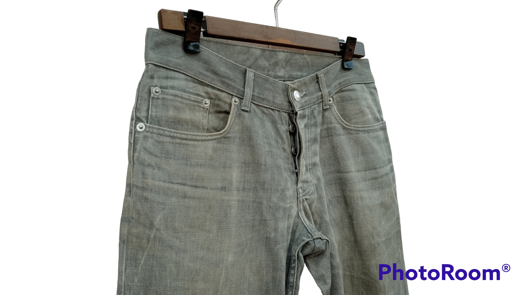 Helmut Lang 🔥🔥Helmut Lang Treated Raw Denim Size US 30 / EU 46 - 16 Thumbnail