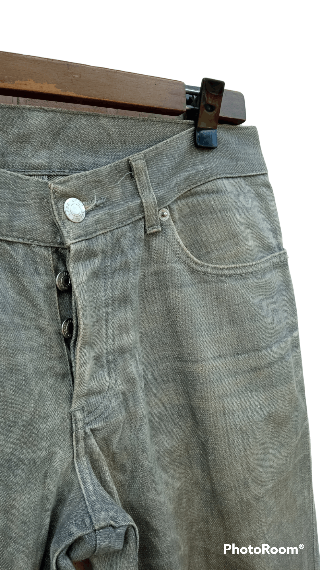 Helmut Lang 🔥🔥Helmut Lang Treated Raw Denim Size US 30 / EU 46 - 17 Thumbnail