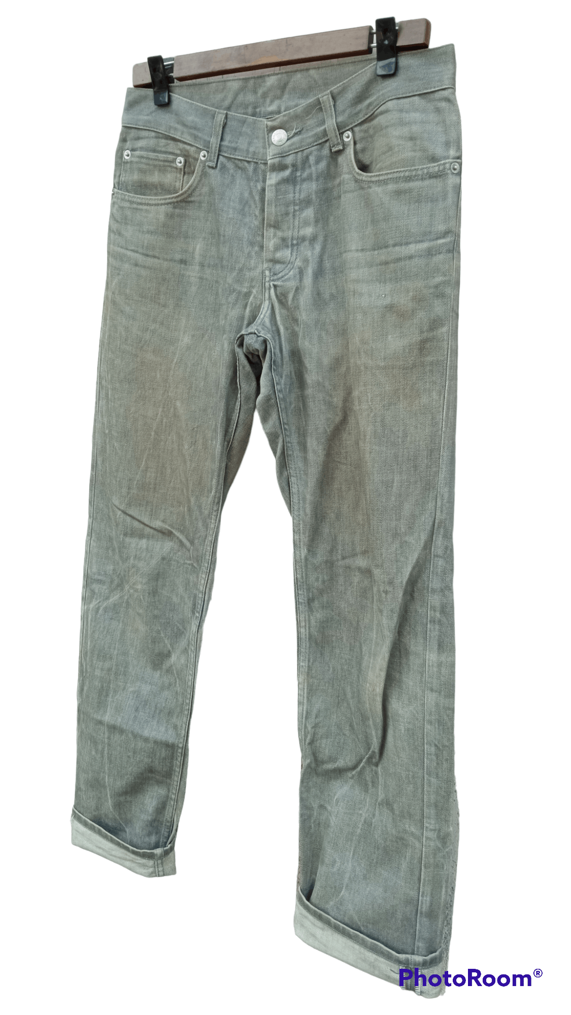 Helmut Lang 🔥🔥Helmut Lang Treated Raw Denim Size US 30 / EU 46 - 11 Thumbnail