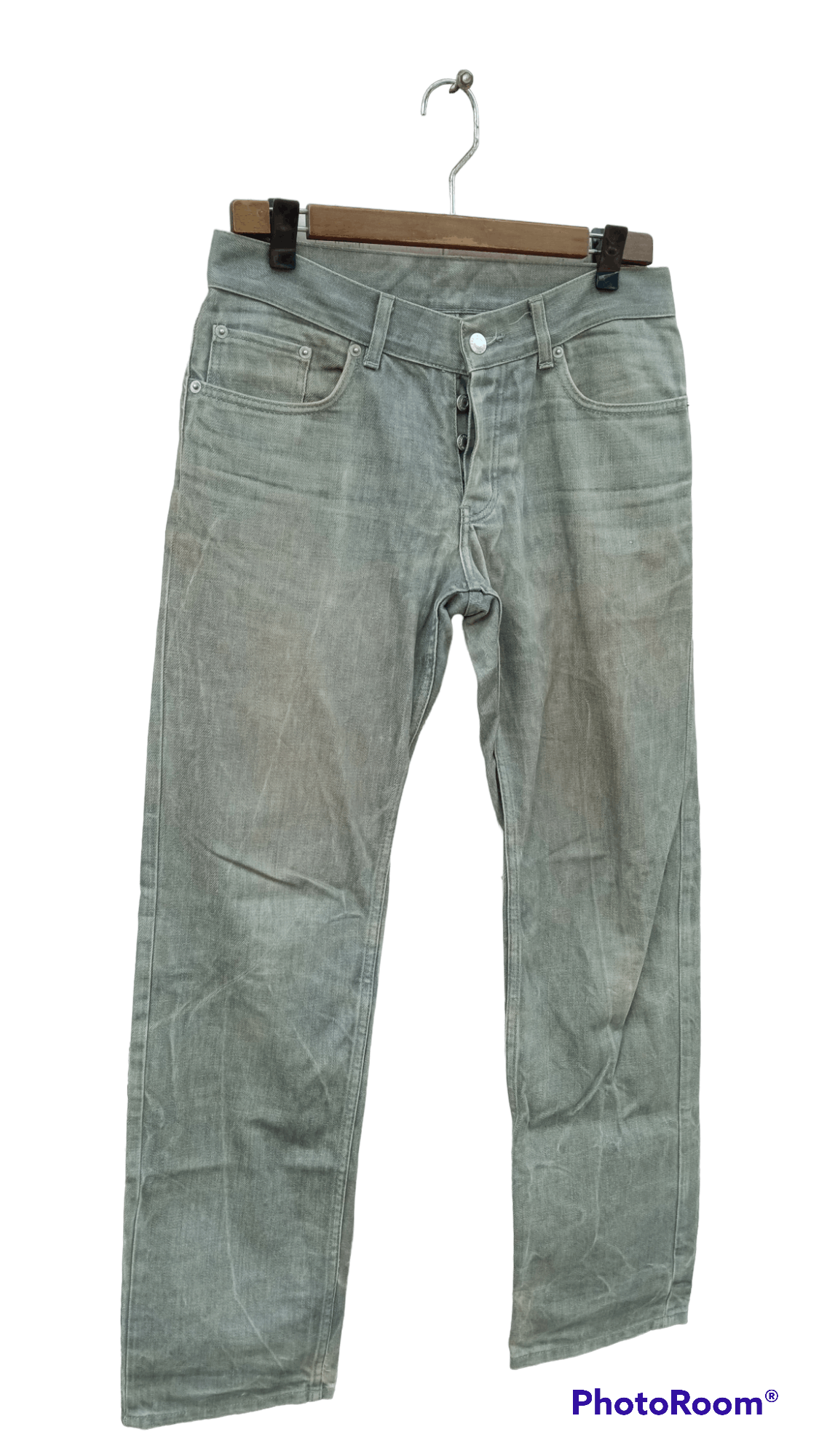 Helmut Lang 🔥🔥Helmut Lang Treated Raw Denim Size US 30 / EU 46 - 2 Thumbnail