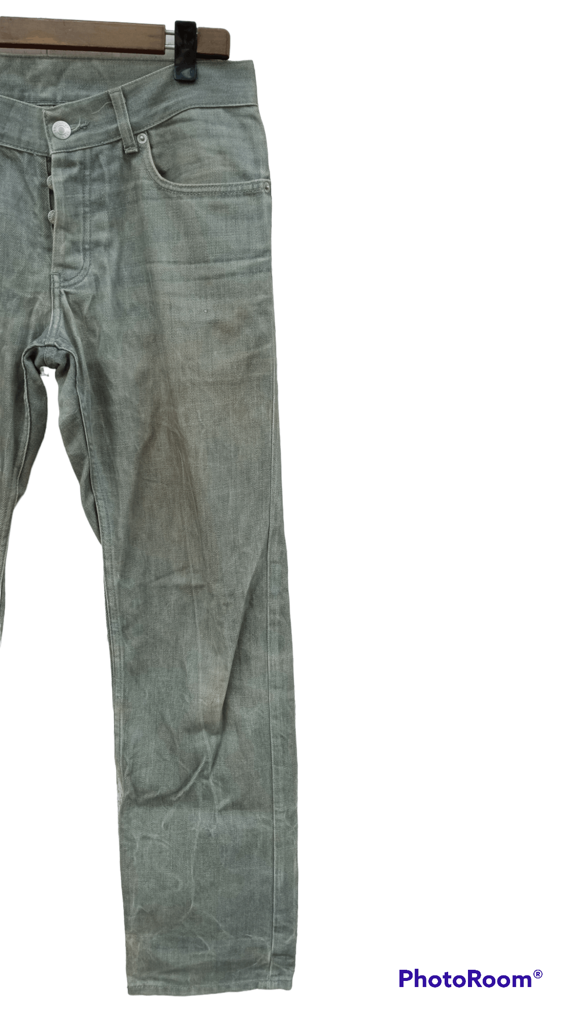 Helmut Lang 🔥🔥Helmut Lang Treated Raw Denim Size US 30 / EU 46 - 5 Thumbnail