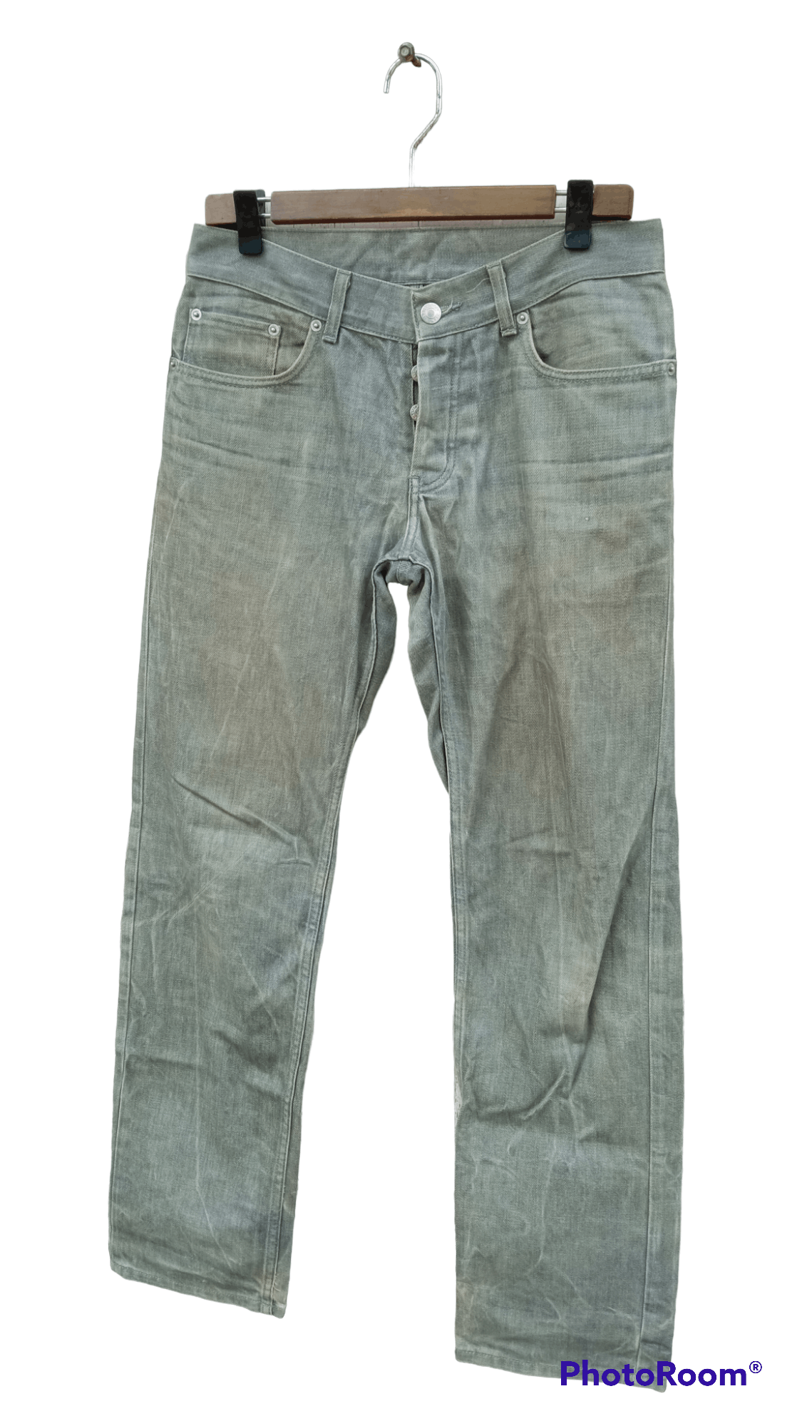 Helmut Lang 🔥🔥Helmut Lang Treated Raw Denim Size US 30 / EU 46 - 3 Thumbnail