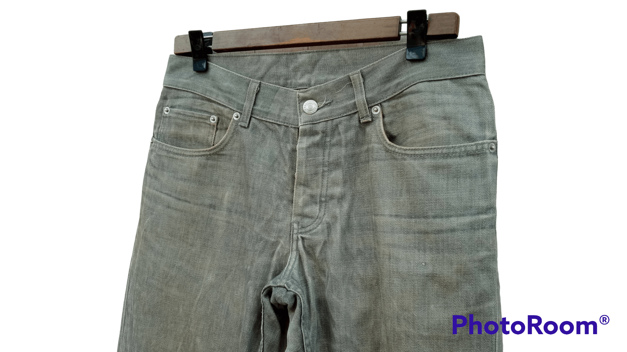 Helmut Lang 🔥🔥Helmut Lang Treated Raw Denim Size US 30 / EU 46 - 18 Thumbnail