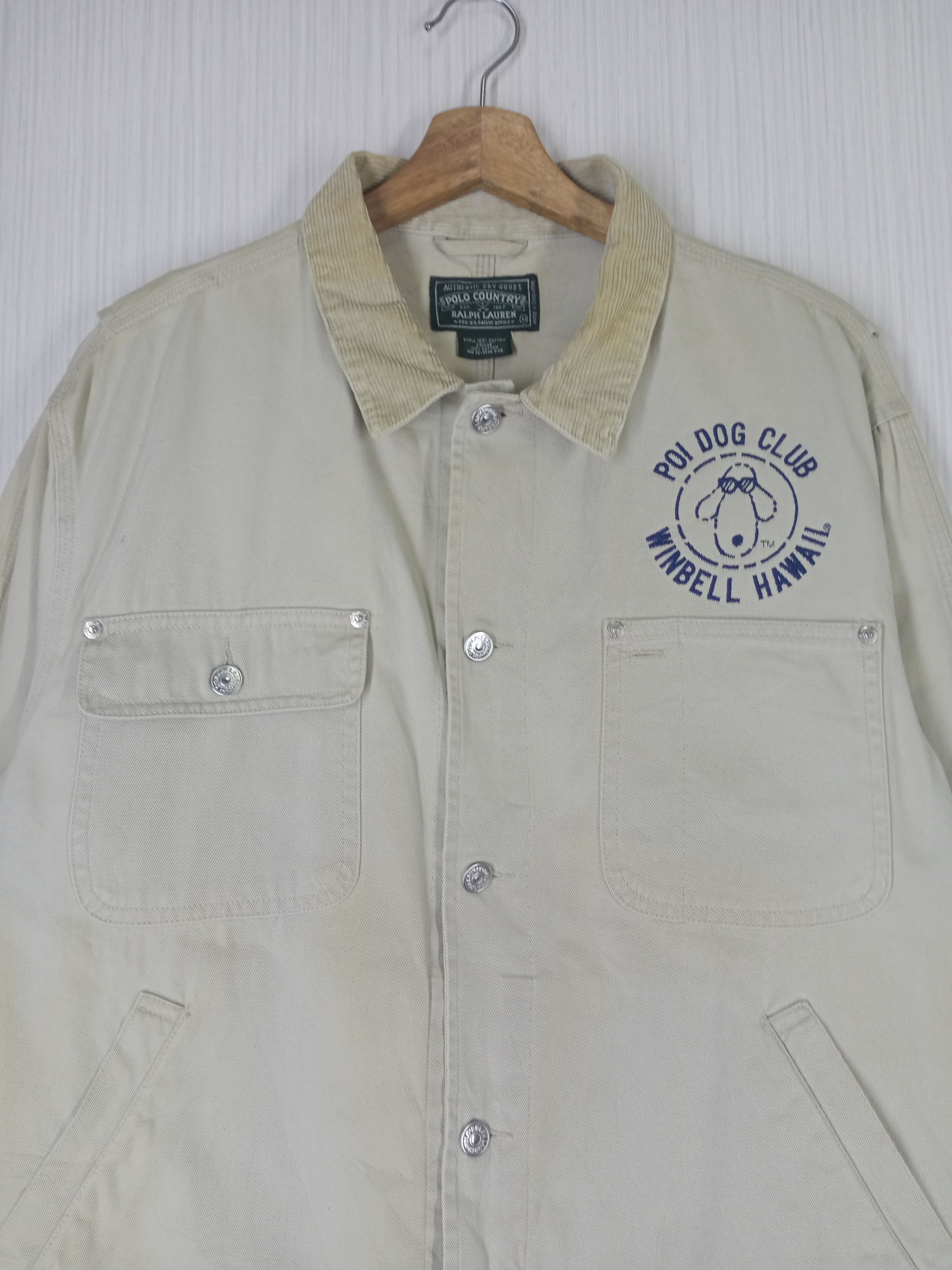 Polo Ralph Lauren Vintage Distressed Ralph Lauren Polo Country Denim Jacket Size US M / EU 48-50 / 2 - 2 Thumbnail