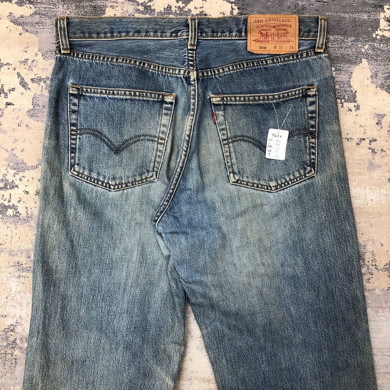 Levi's P632 VTG LEVI'S 508 DISTRESSED DENIM Size US 34 / EU 50 - 4 Thumbnail