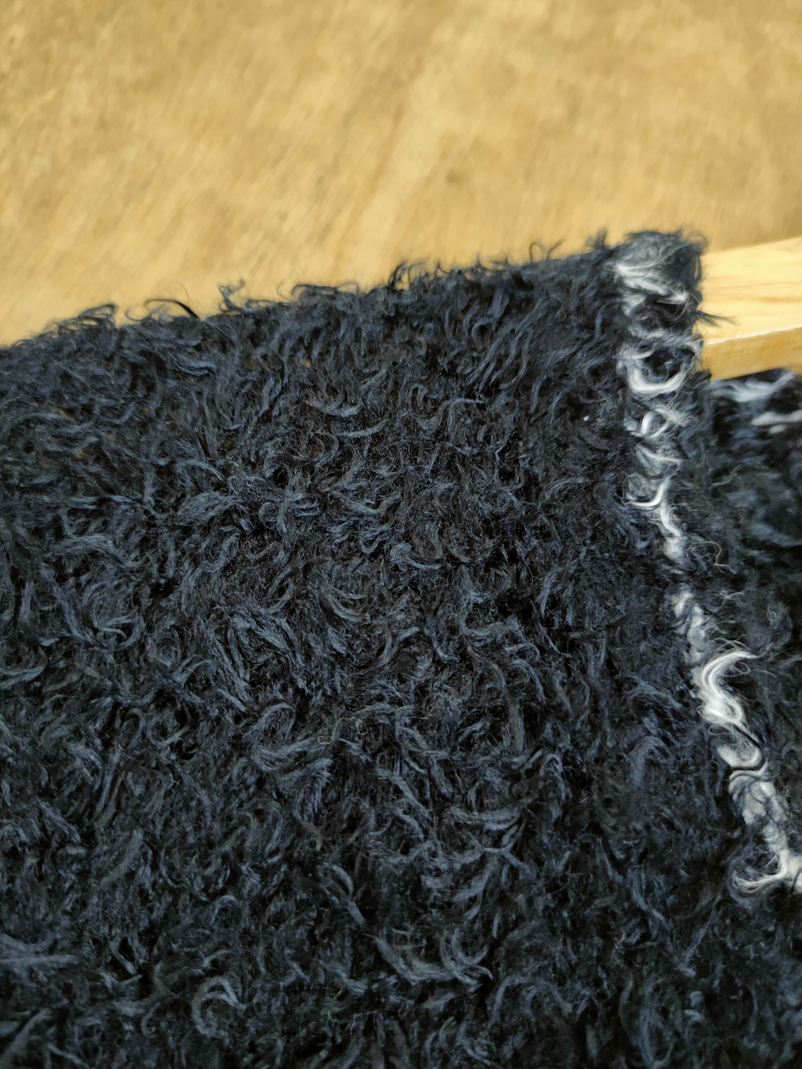 Aran Isles Knitwear Modern Lovers mohair fur shaggy knitwear black #46-663 Size M / US 6-8 / IT 42-44 - 5 Thumbnail