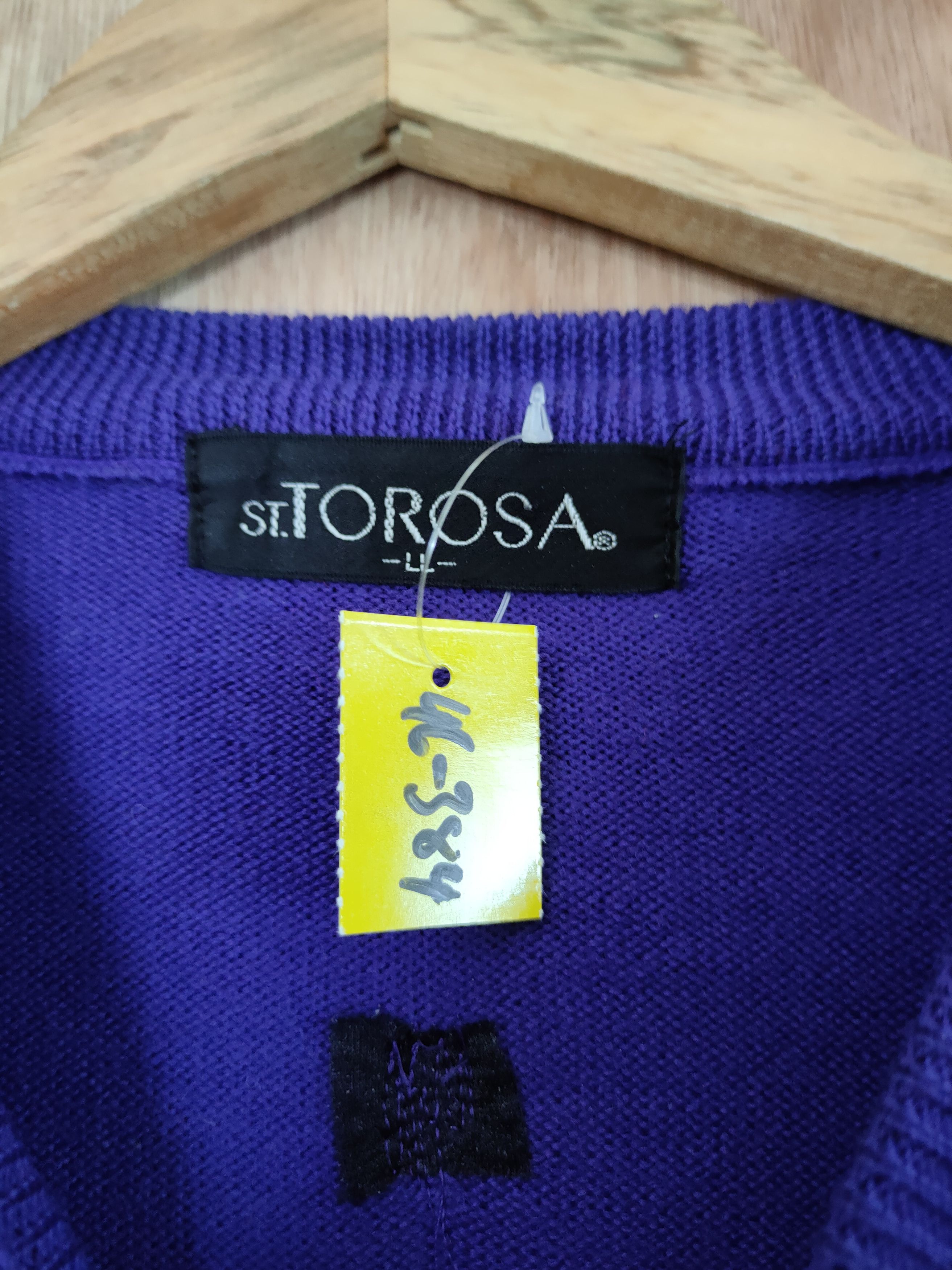 Vintage DL 90s St Torosa japan knitwear sweatshirt vintage #46-384 Size US M / EU 48-50 / 2 - 7 Thumbnail