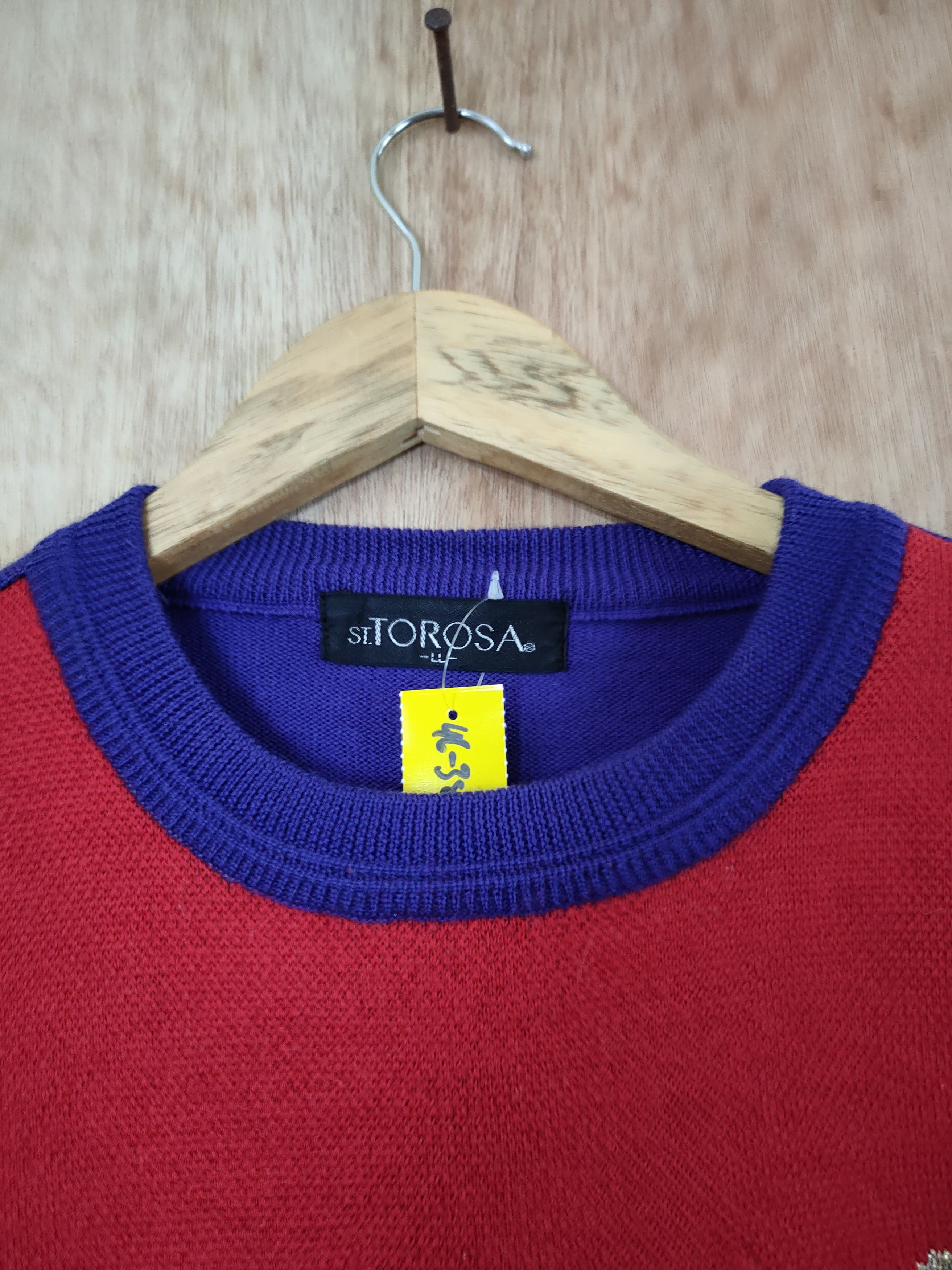 Vintage DL 90s St Torosa japan knitwear sweatshirt vintage #46-384 Size US M / EU 48-50 / 2 - 8 Thumbnail