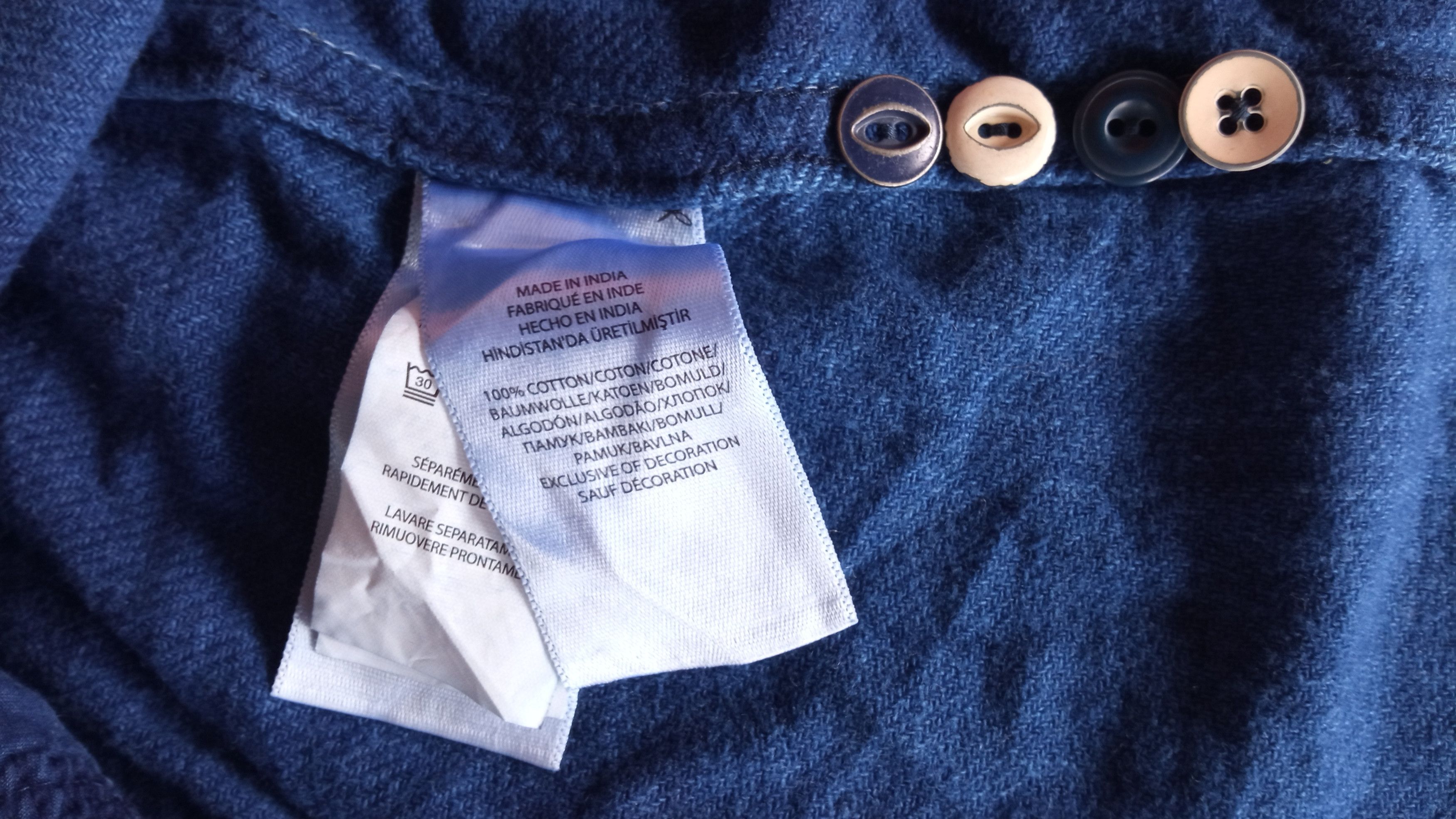 Indigo × Polo Ralph Lauren × Ralph Lauren 🔥🔥Polo Ralph Lauren Indigo Patchwork Shirt Size US M / EU 48-50 / 2 - 25 Thumbnail