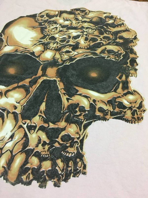 Le Grande Bleu (L.G.B.) Vintage Sturgis Bike Rally Skull Over Print Tee Size US L / EU 52-54 / 3 - 5 Thumbnail
