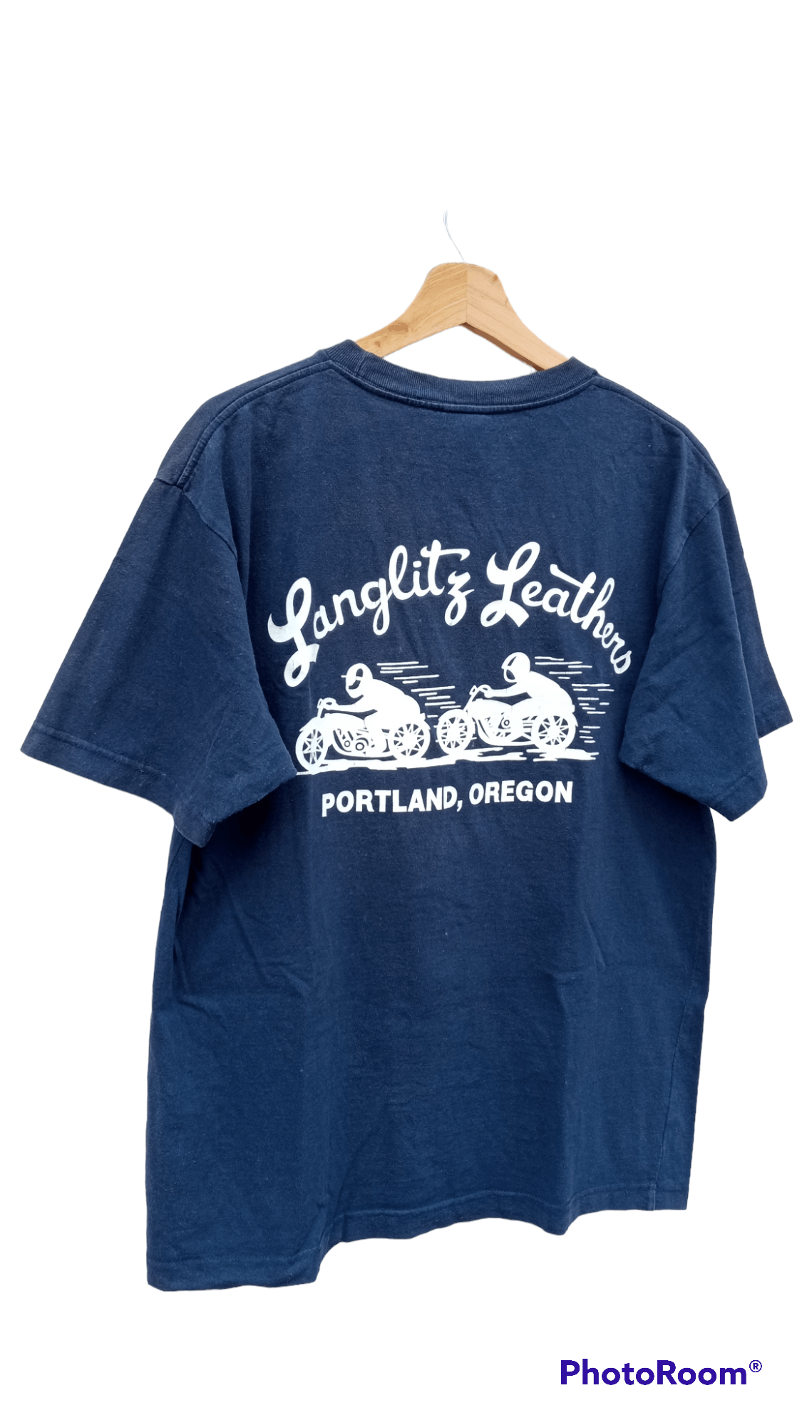 Indian Motorcycle × Japanese Brand × Vintage 🔥🔥Langlitz Leathers T-Shirt Size US L / EU 52-54 / 3 - 23 Thumbnail