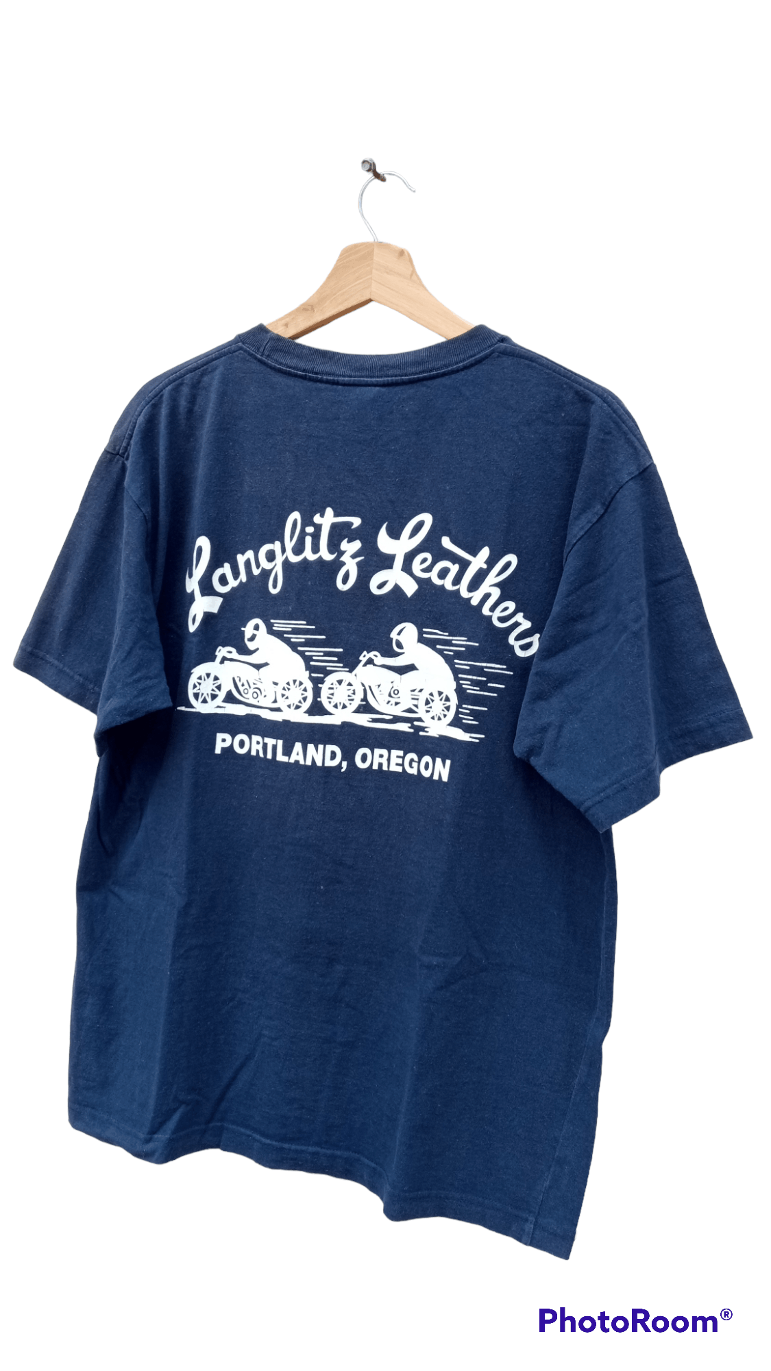 Indian Motorcycle × Japanese Brand × Vintage 🔥🔥Langlitz Leathers T-Shirt Size US L / EU 52-54 / 3 - 24 Thumbnail