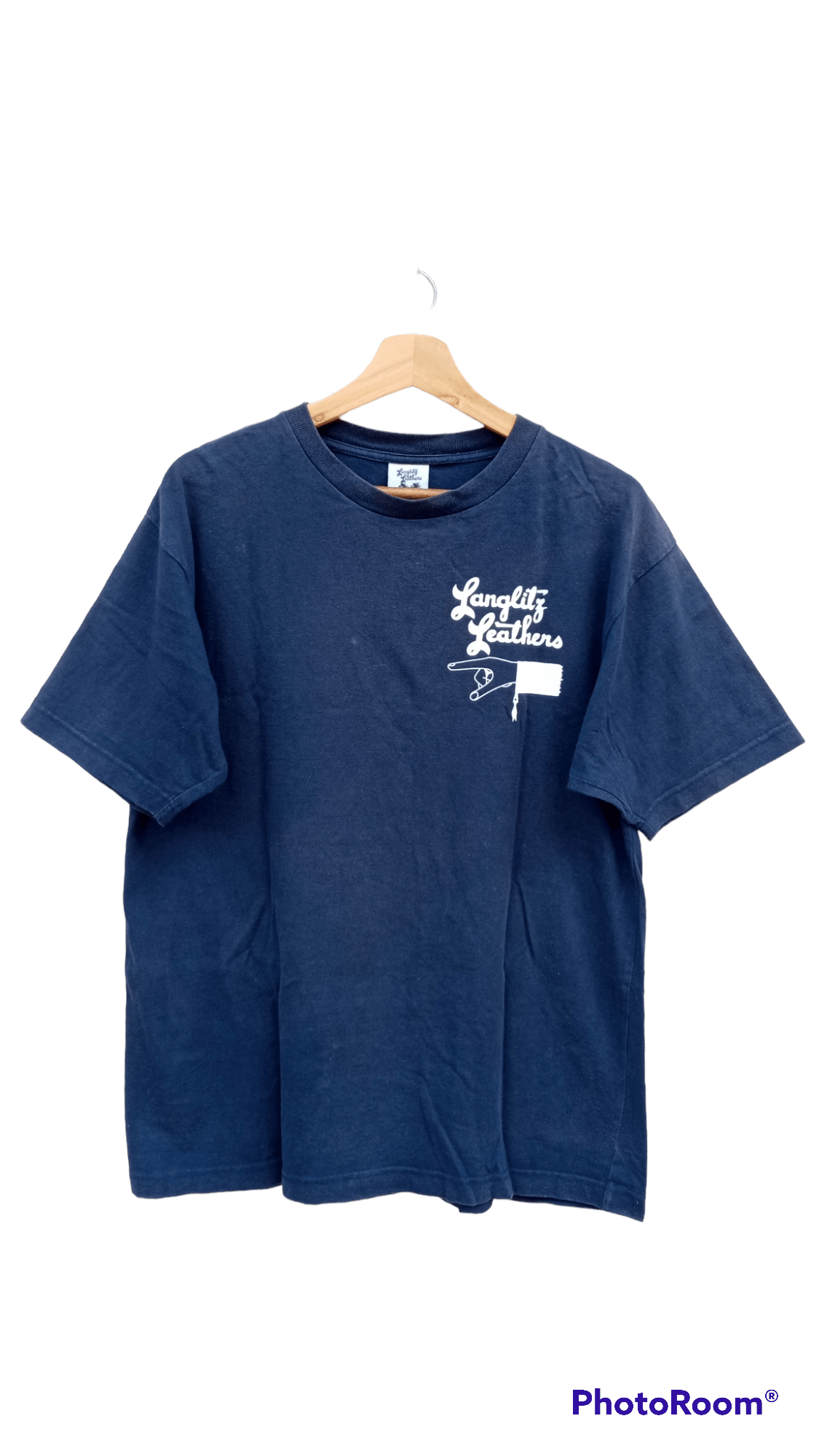 Indian Motorcycle × Japanese Brand × Vintage 🔥🔥Langlitz Leathers T-Shirt Size US L / EU 52-54 / 3 - 2 Thumbnail
