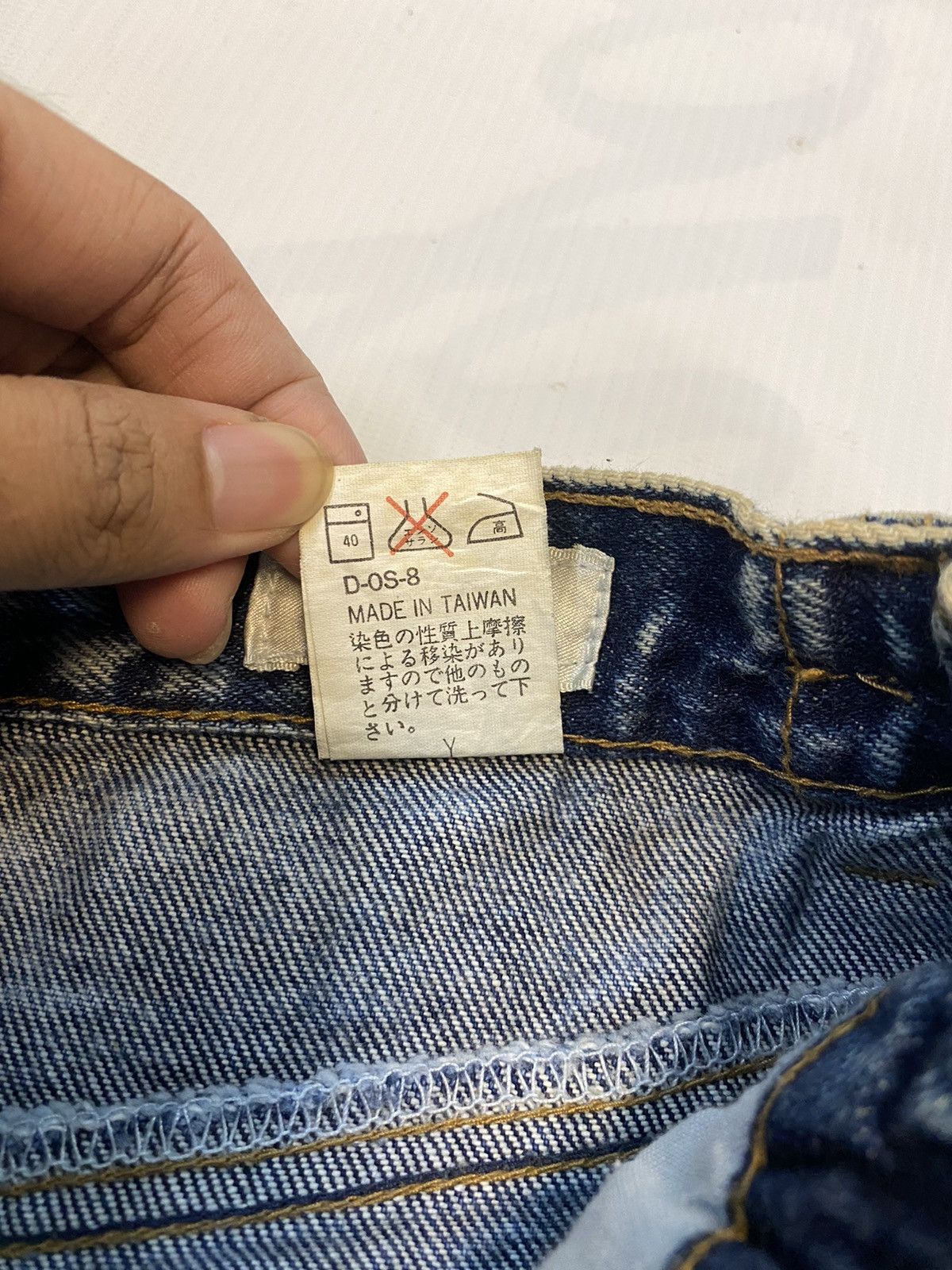 Denim & Co. × Japanese Brand Valman Denim Nice Design Jean Size US 27 - 8 Thumbnail