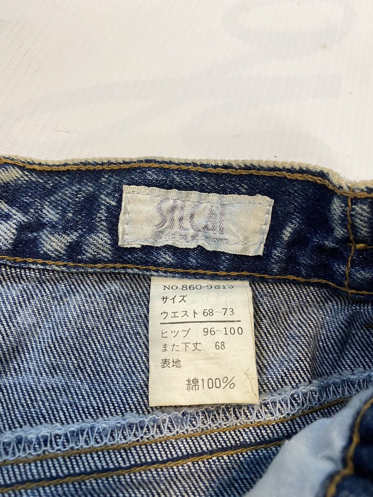 Denim & Co. × Japanese Brand Valman Denim Nice Design Jean Size US 27 - 7 Thumbnail