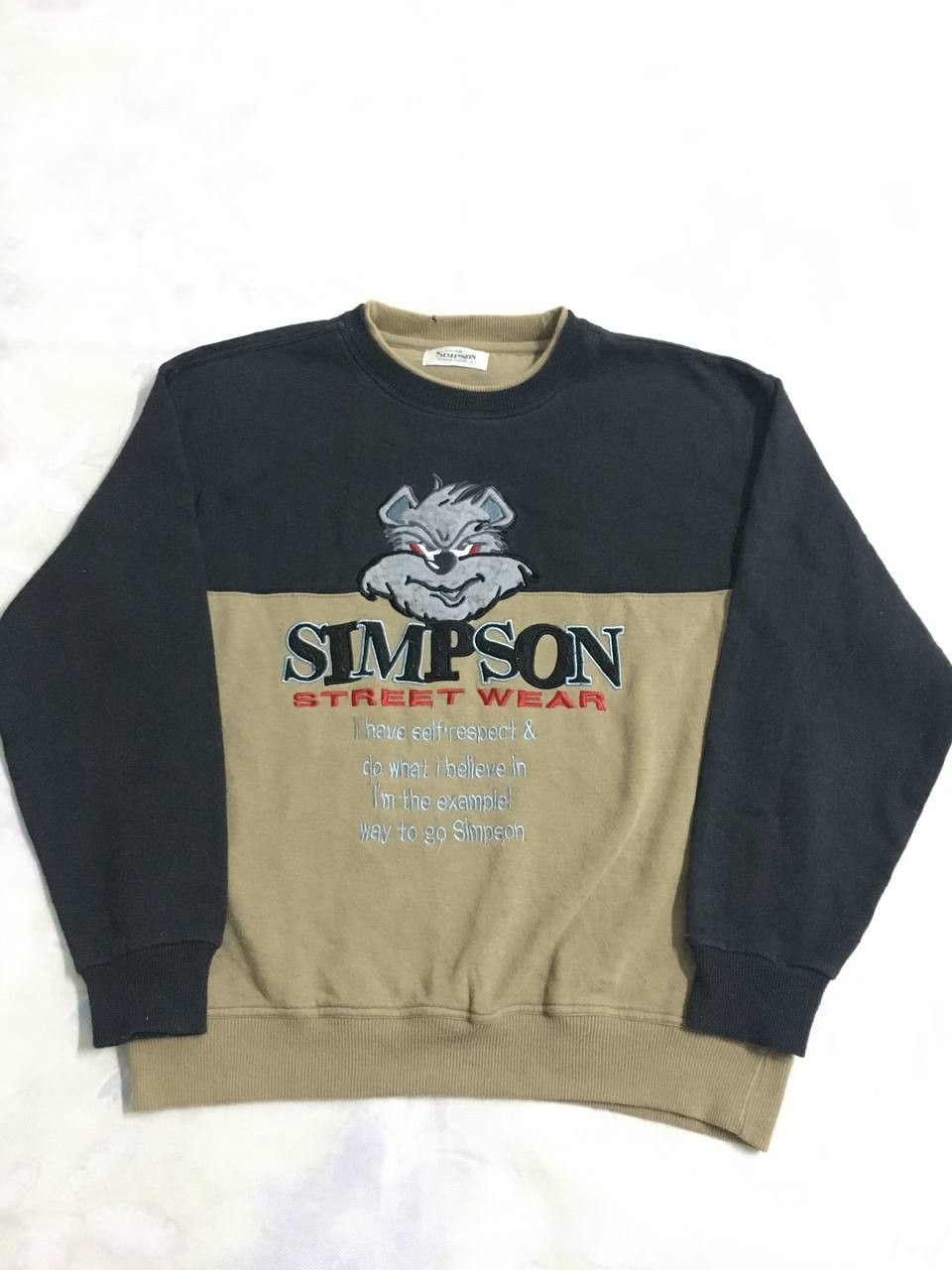Japanese Brand × Vintage Vintage Simpson Street Wear Embroidery Logo Sweatshirt Size US M / EU 48-50 / 2 - 1 Thumbnail