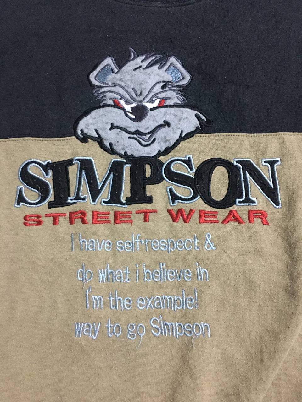 Japanese Brand × Vintage Vintage Simpson Street Wear Embroidery Logo Sweatshirt Size US M / EU 48-50 / 2 - 2 Thumbnail